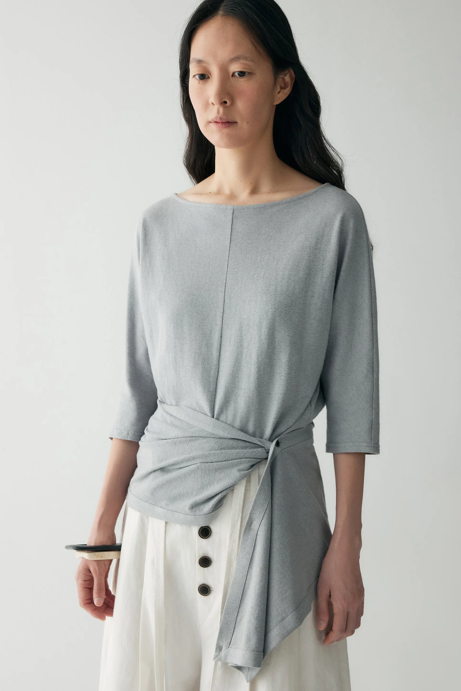 Hemp Cotton Wrap T-shirt - Image 13