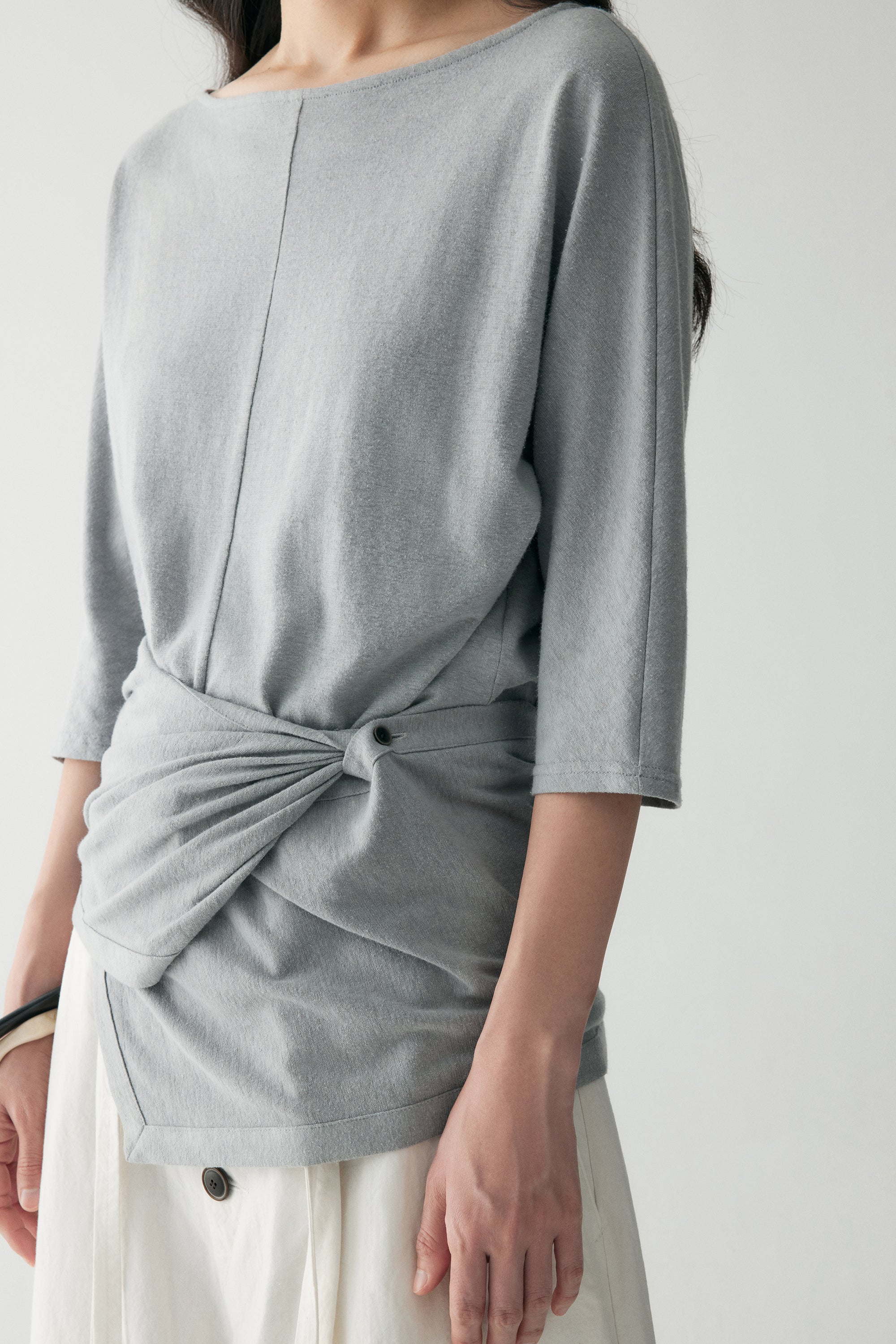 Hemp Cotton Wrap T-shirt - Image 16