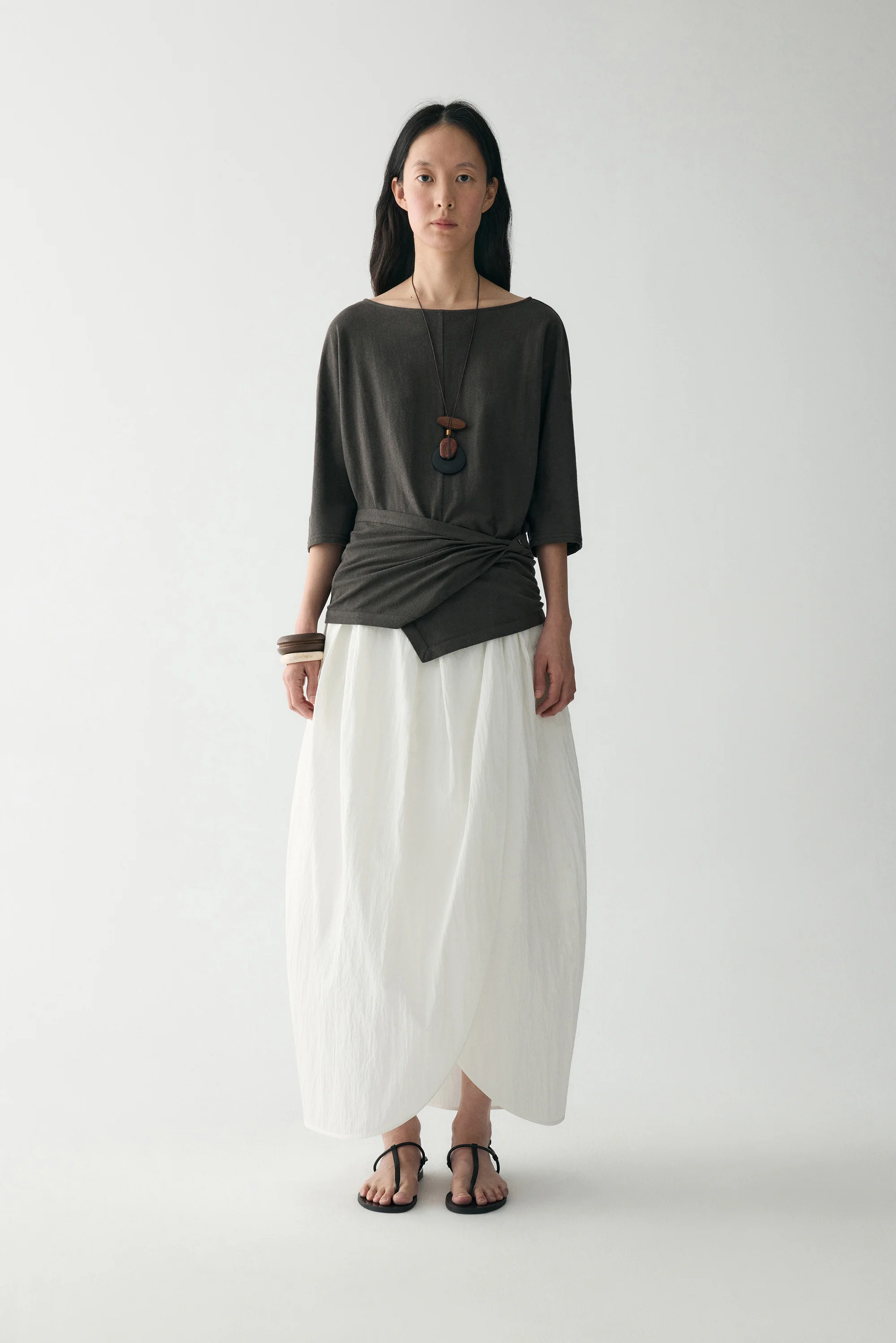 Hemp Cotton Wrap T-shirt - Image 3