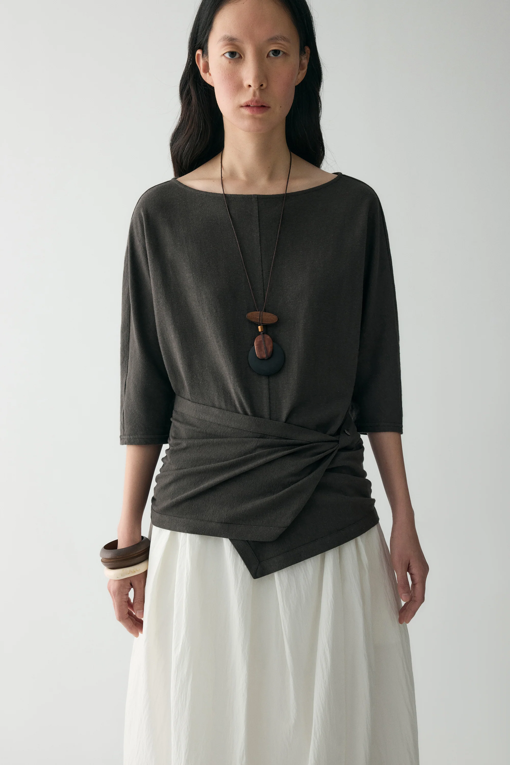 Hemp Cotton Wrap T-shirt - Image 7