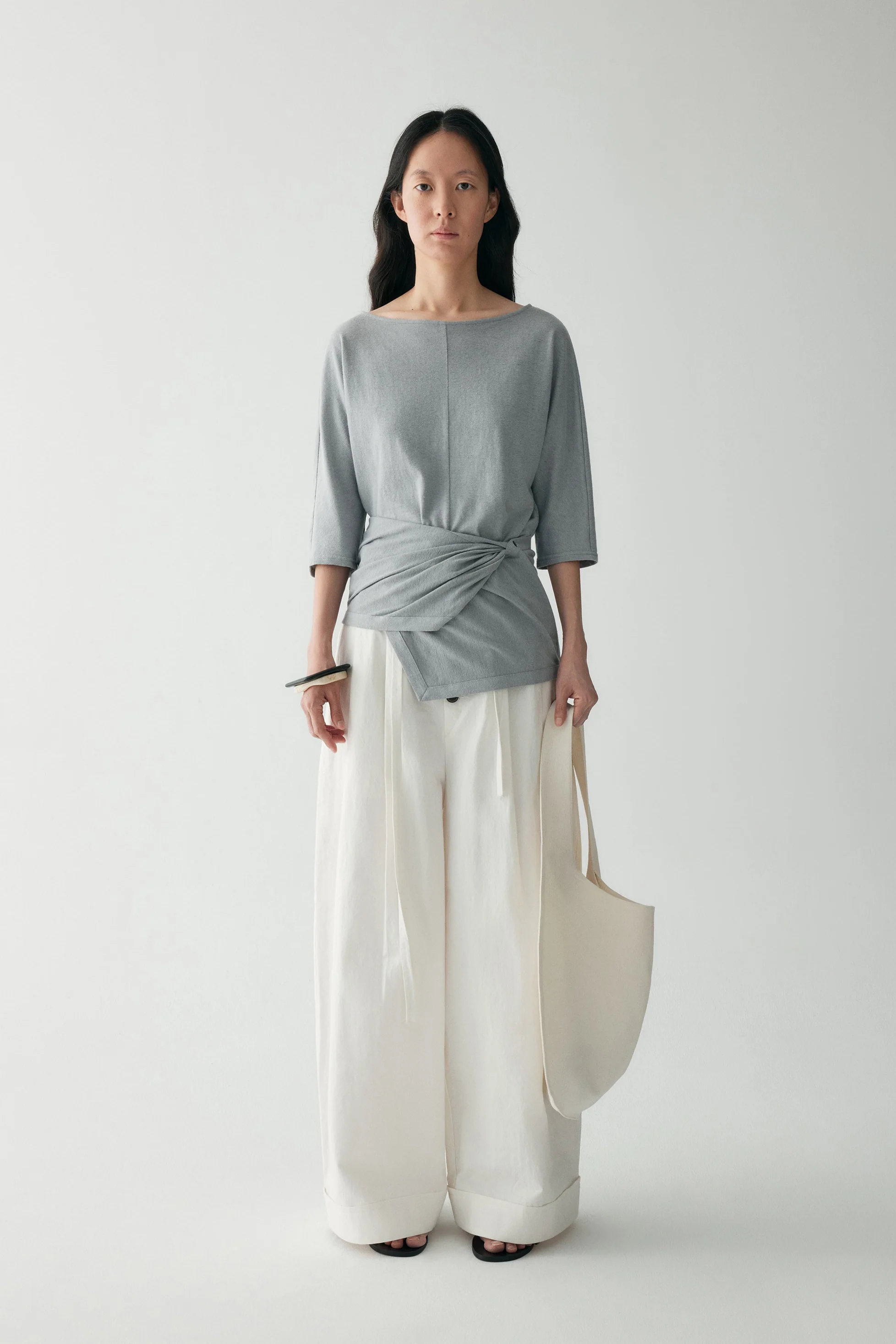 Hemp Cotton Wrap T-shirt - Image 9