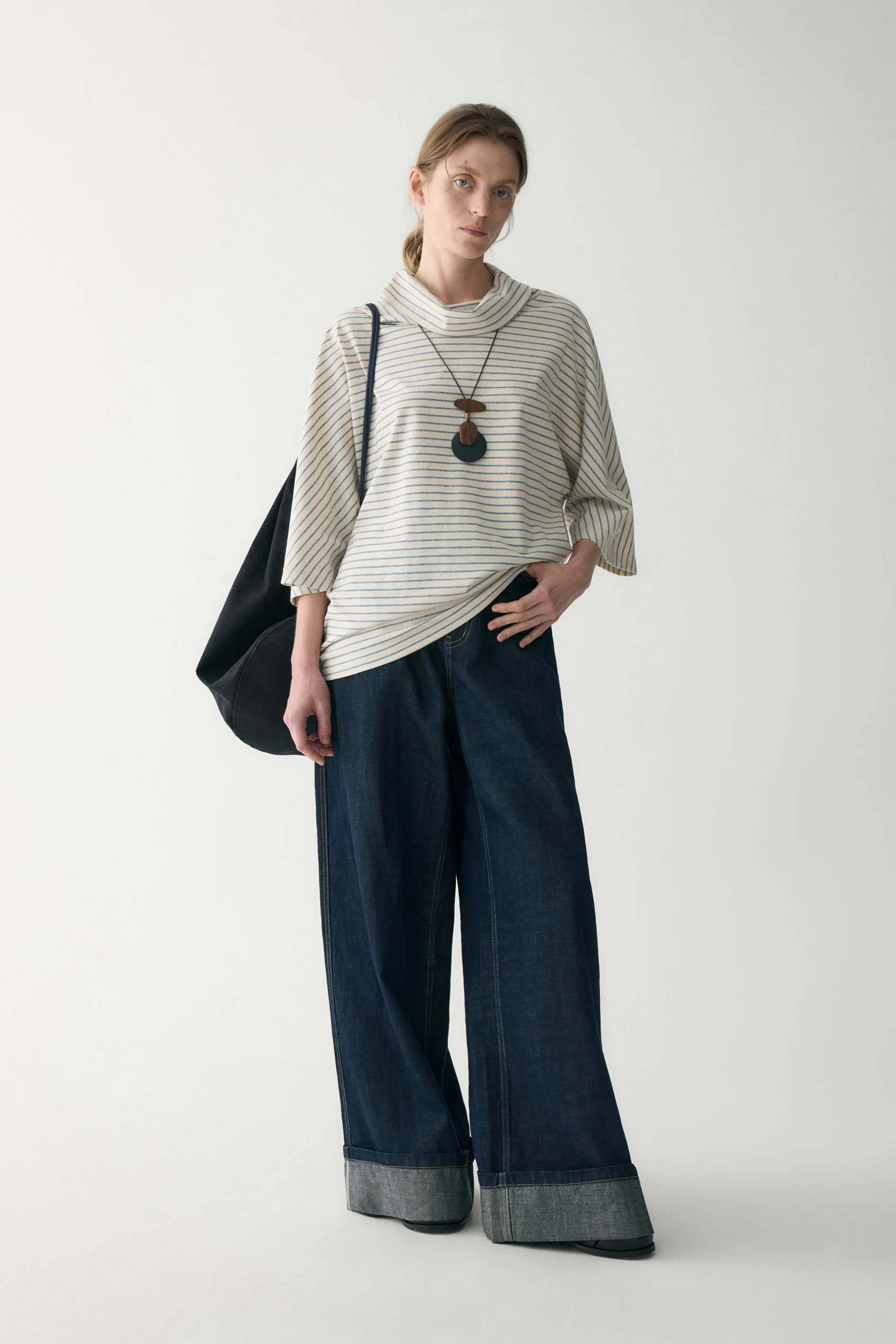 Tencel Cotton Loose T-shirt - Image 13