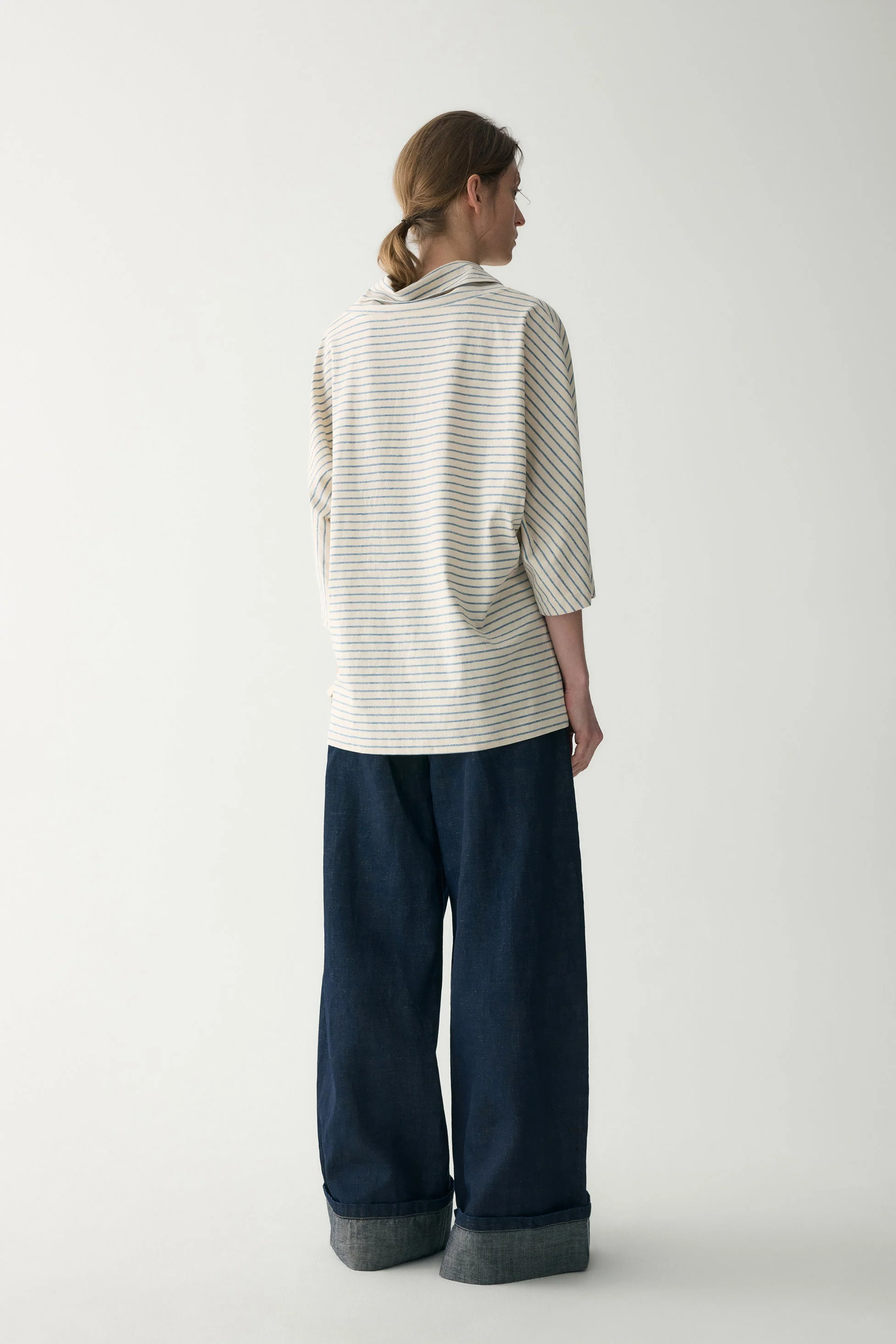 Tencel Cotton Loose T-shirt - Image 14