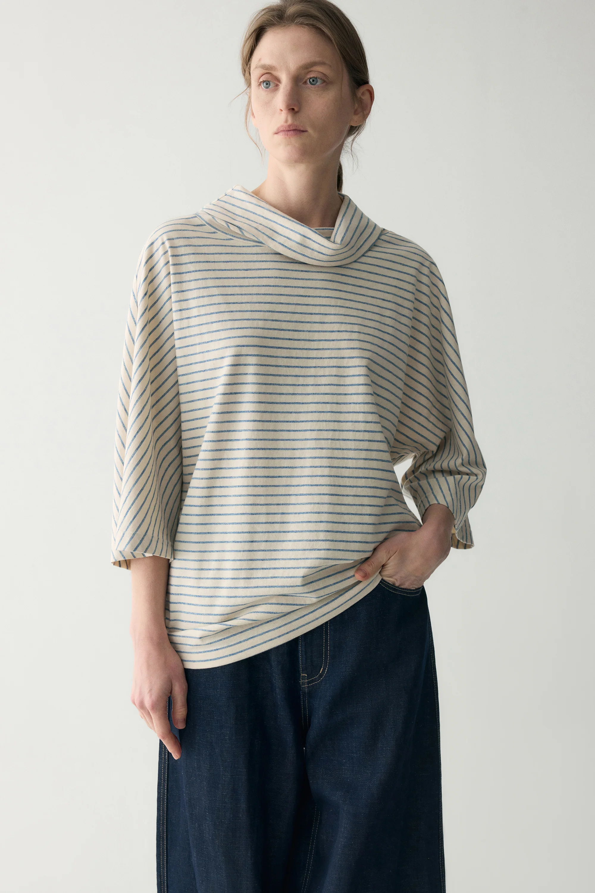 Tencel Cotton Loose T-shirt - Image 16