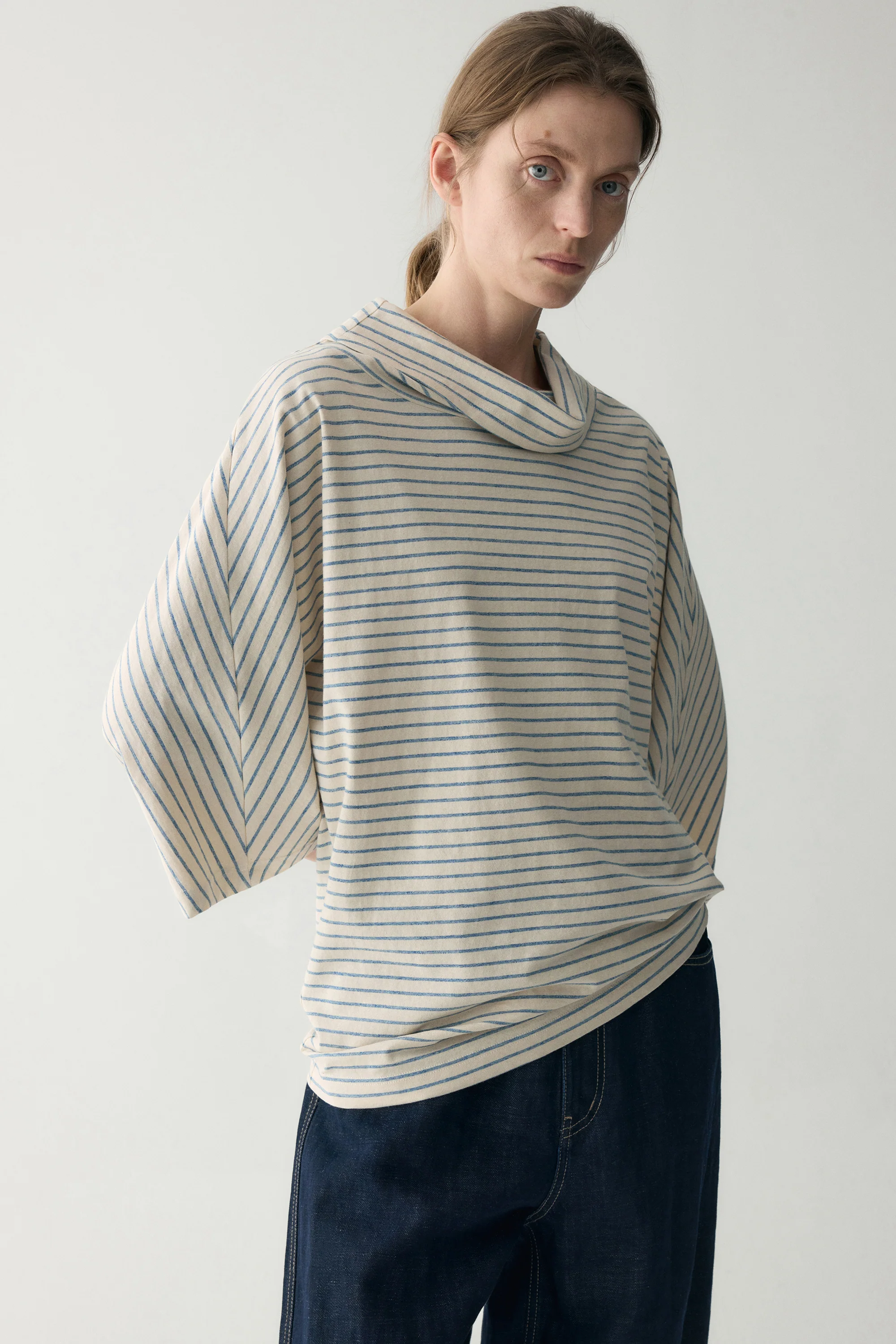Tencel Cotton Loose T-shirt - Image 17