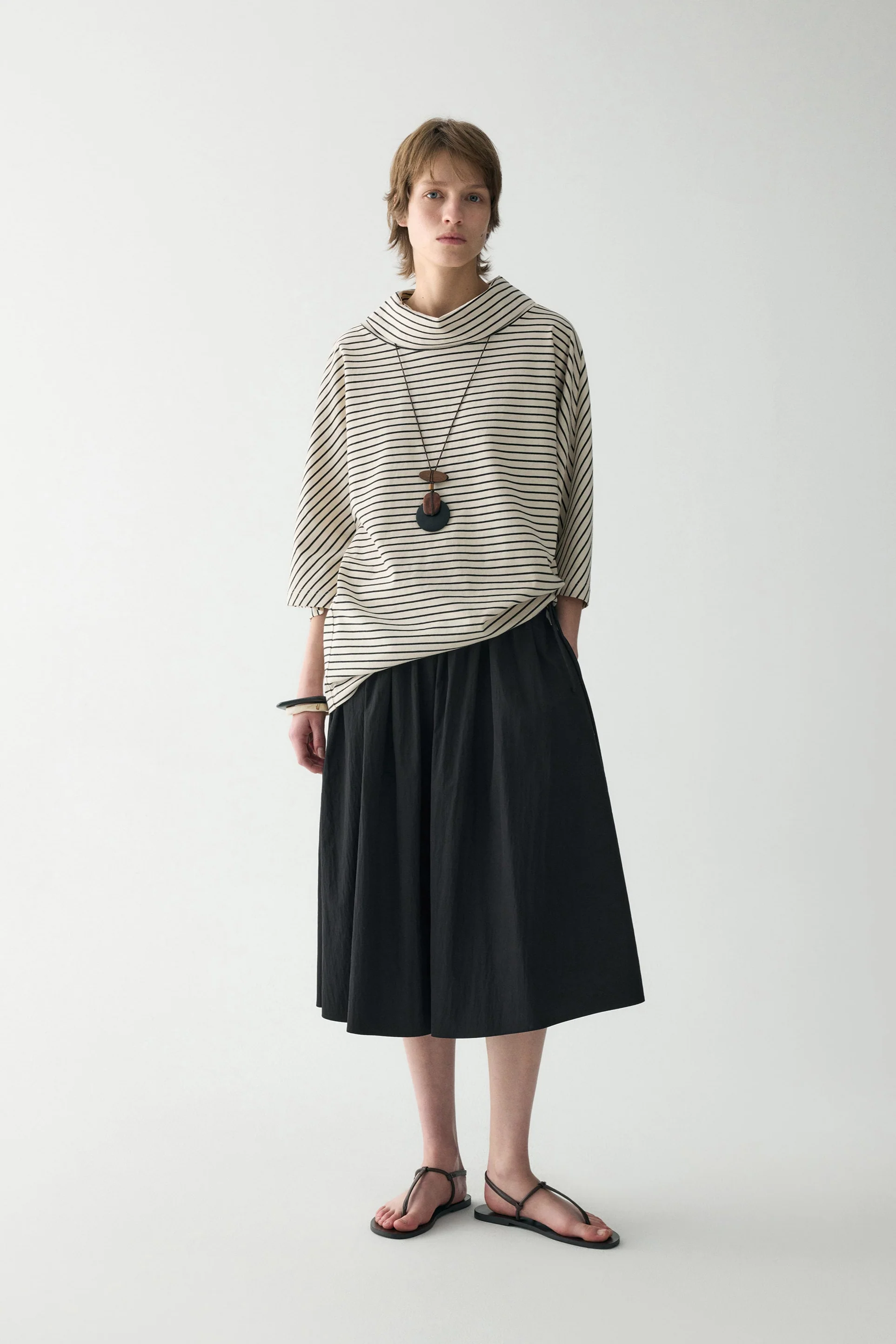 Tencel Cotton Loose T-shirt - Image 3