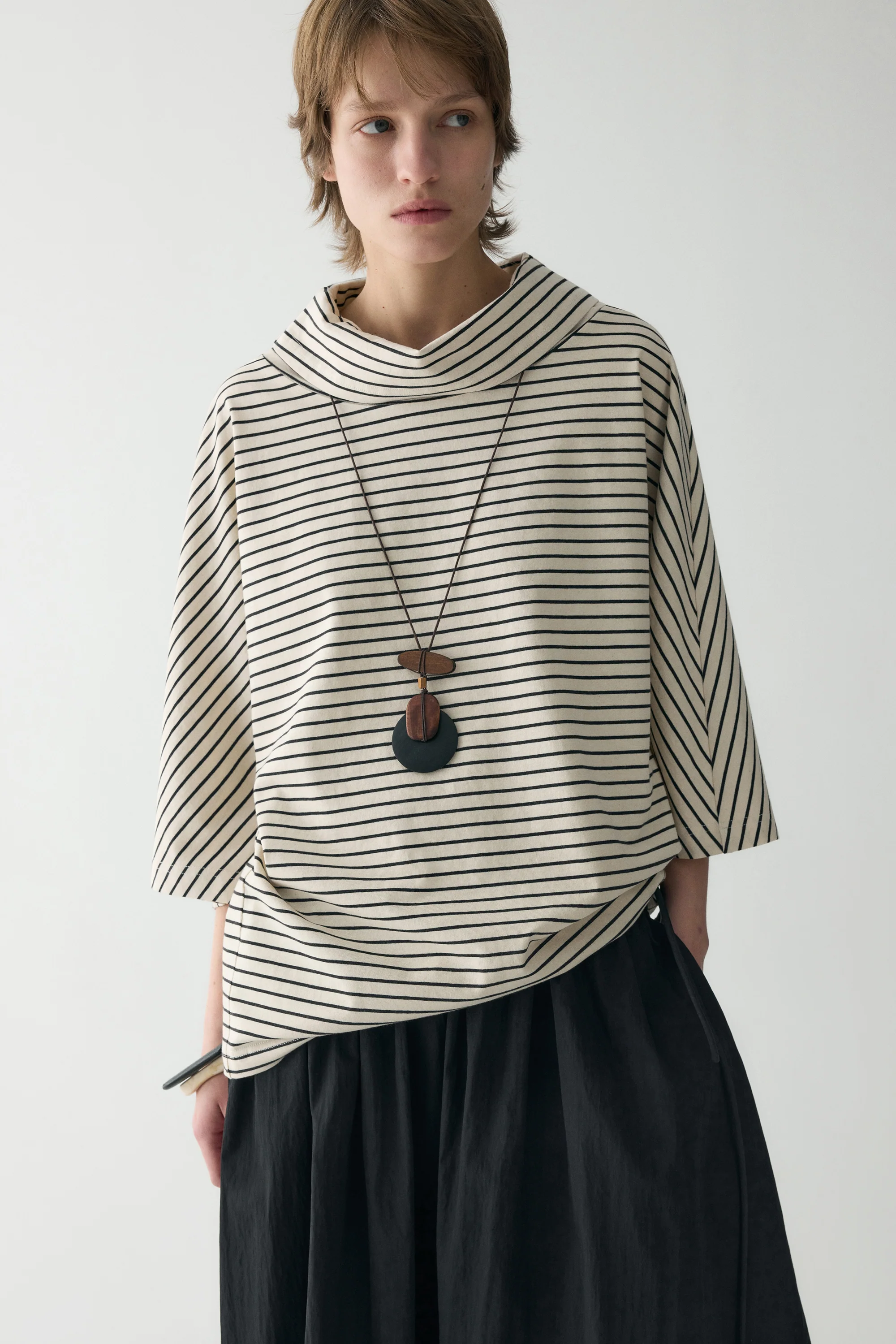 Tencel Cotton Loose T-shirt - Image 6