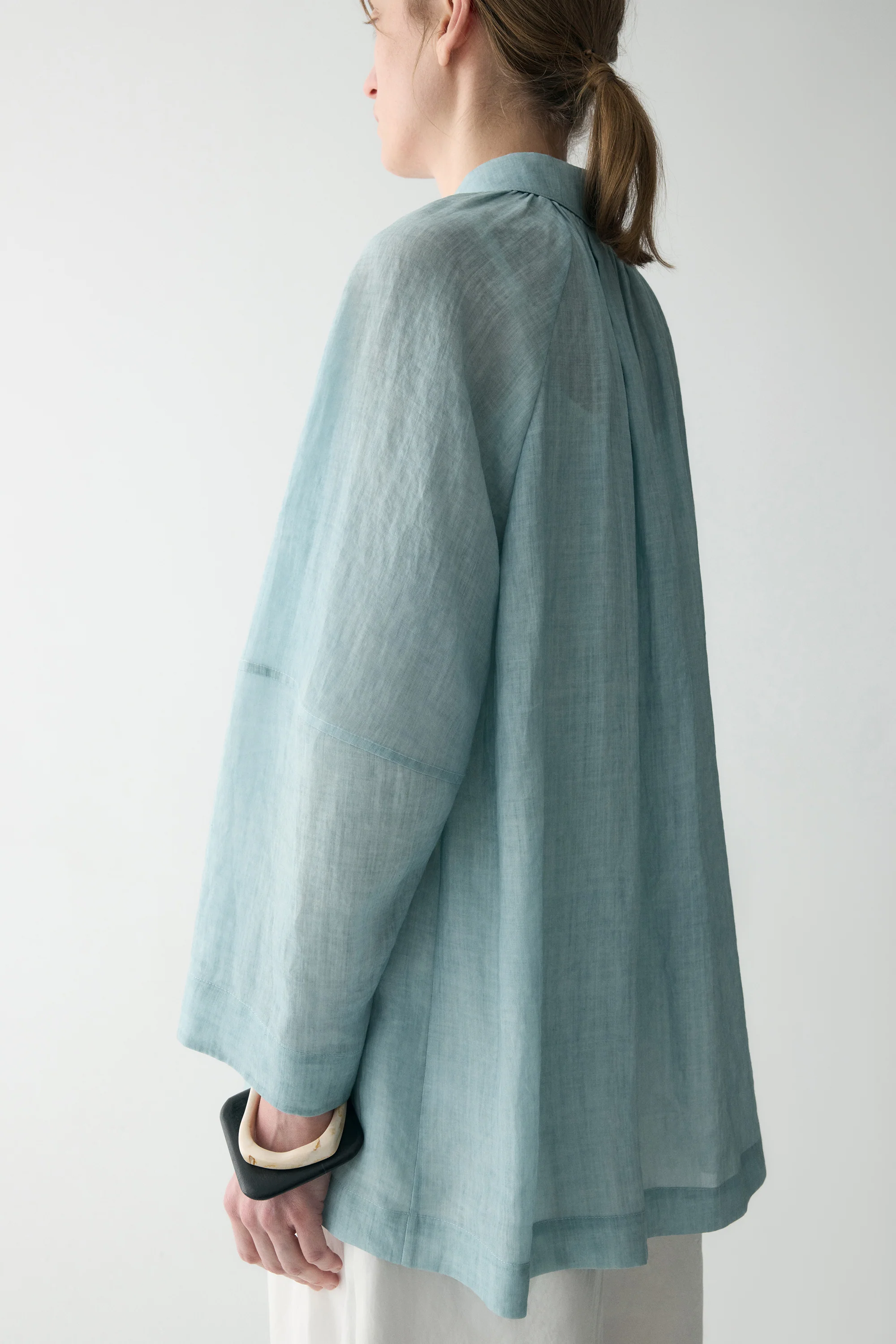 Pleated-detail Shirt - Image 11