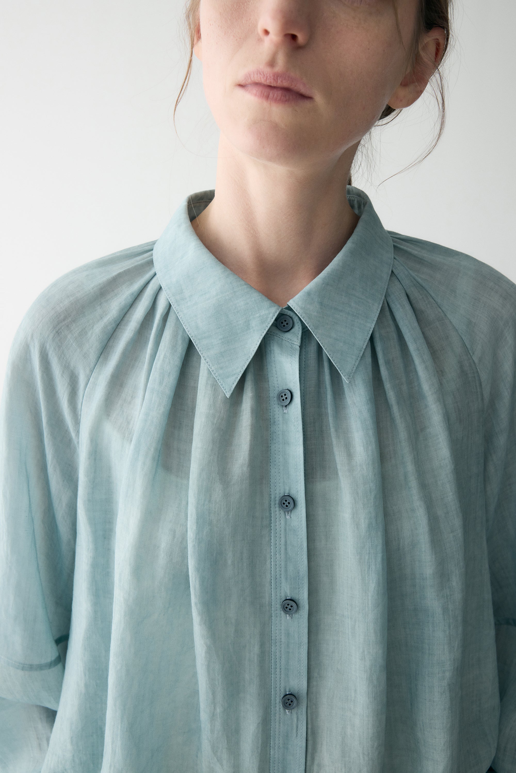 Pleated-detail Shirt - Image 12