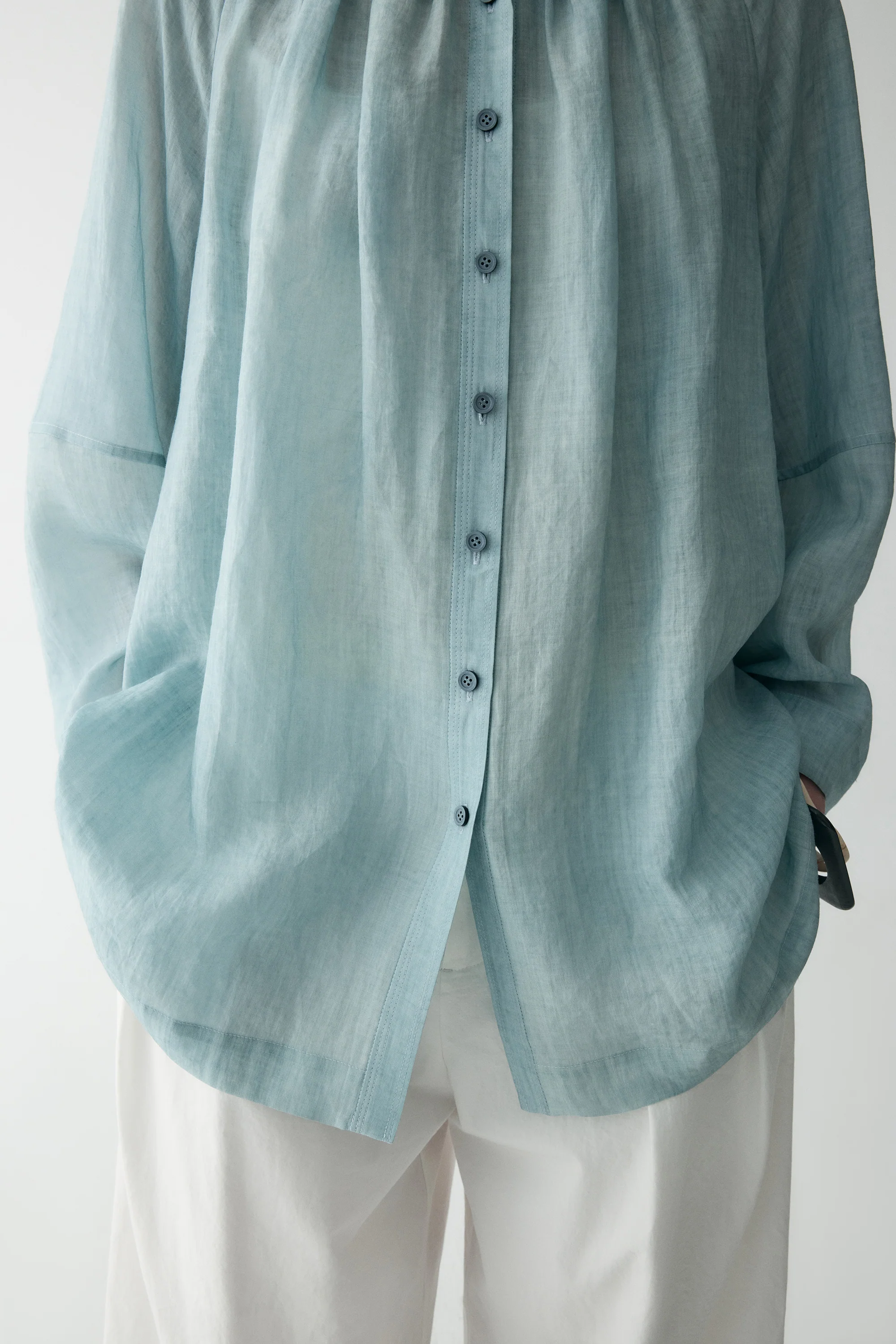 Pleated-detail Shirt - Image 13