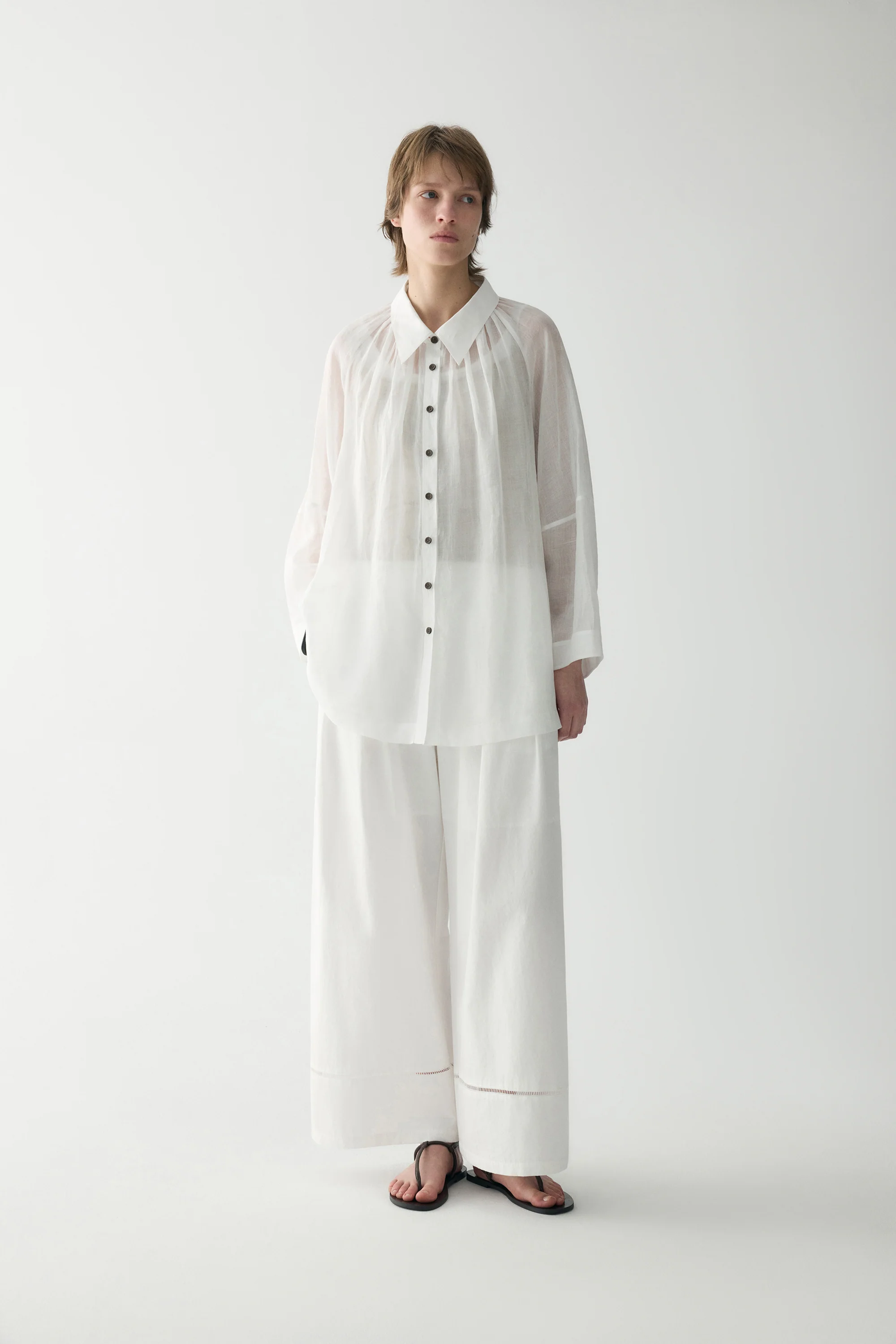 Pleated-detail Shirt - Image 16