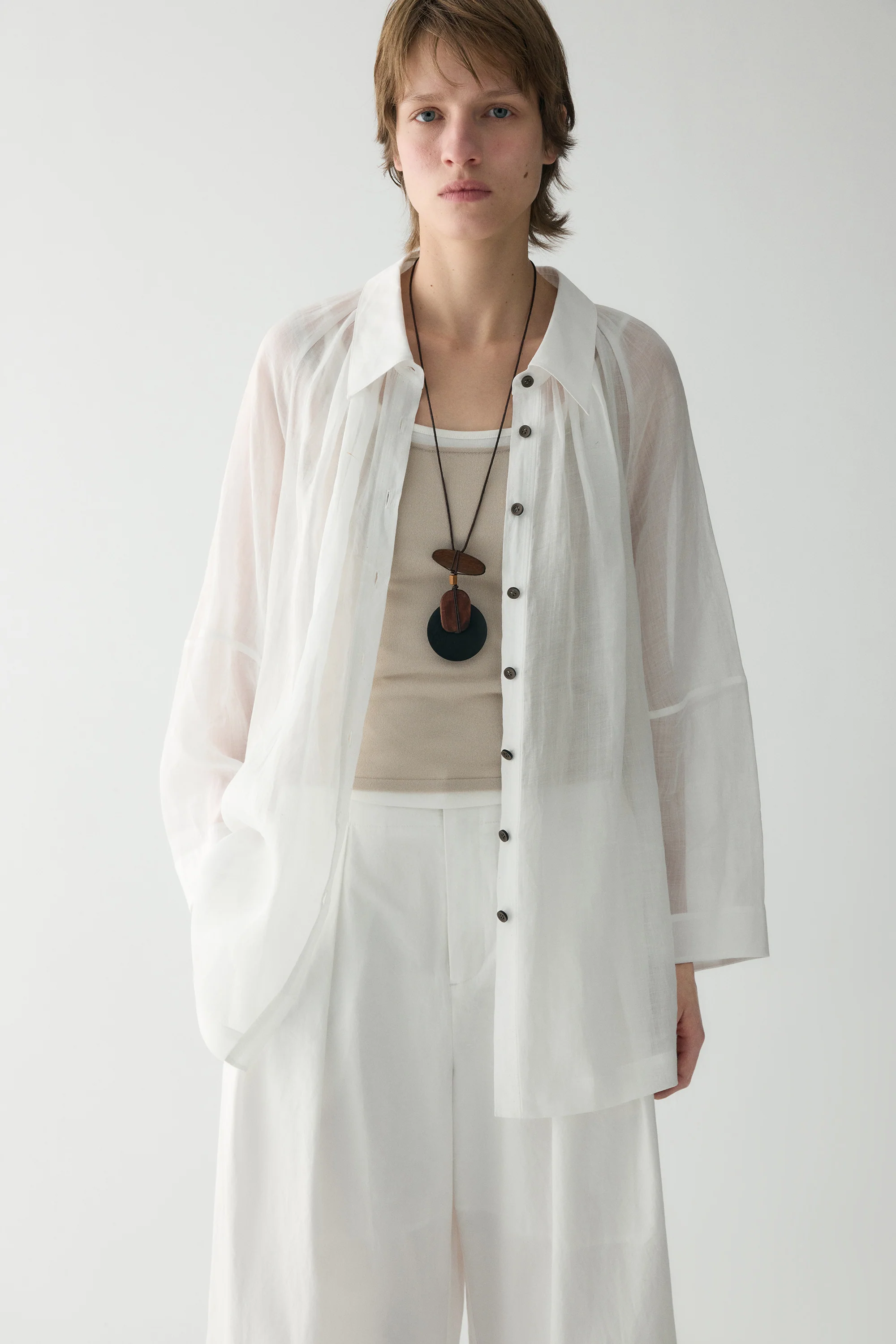 Pleated-detail Shirt - Image 18