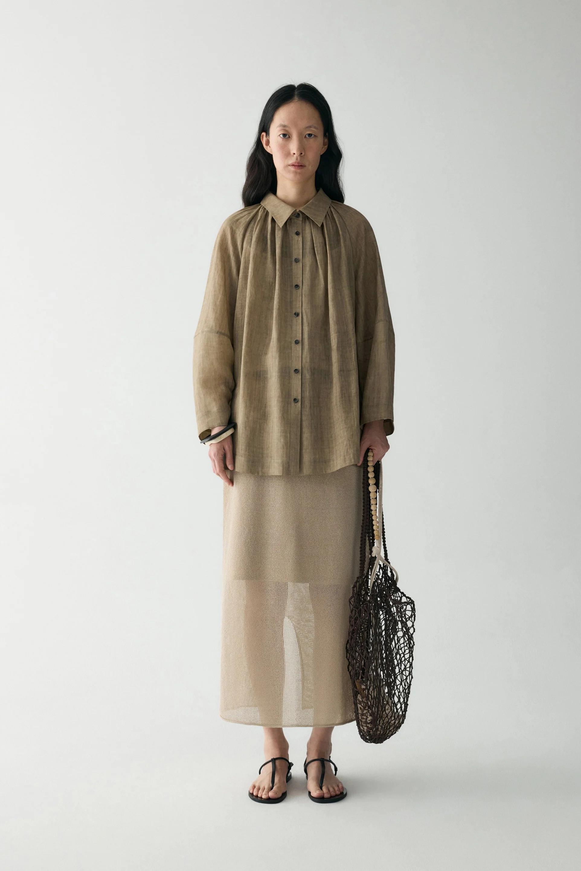 Pleated-detail Shirt - Image 21