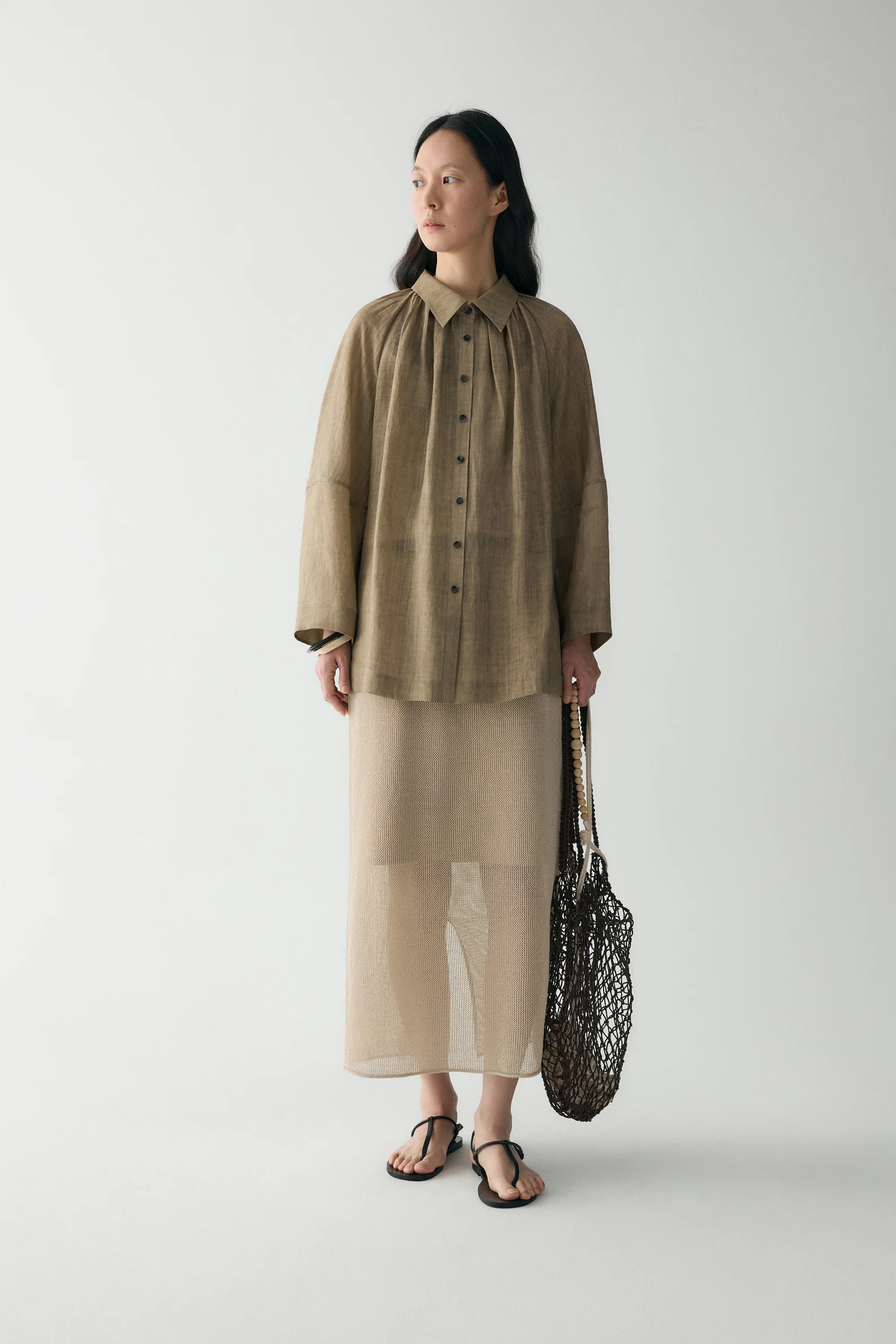 Pleated-detail Shirt - Image 22