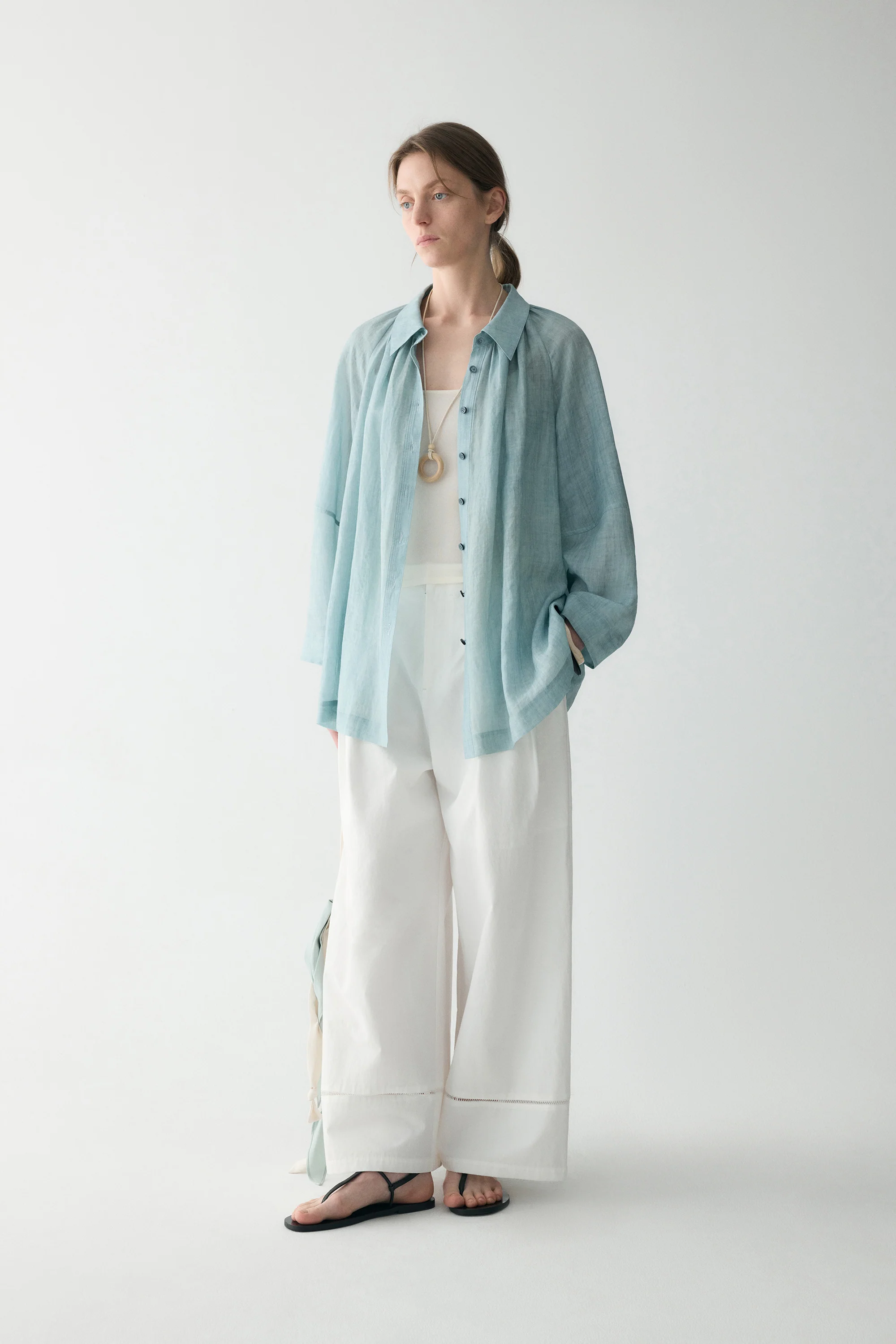 Pleated-detail Shirt - Image 4