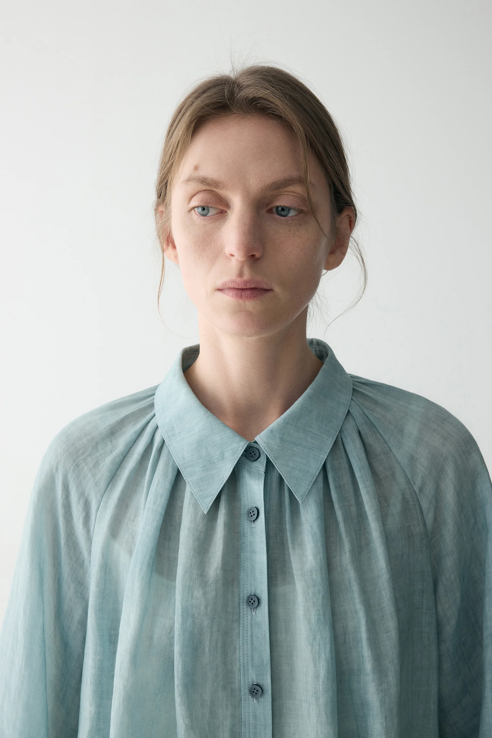 Pleated-detail Shirt - Image 8