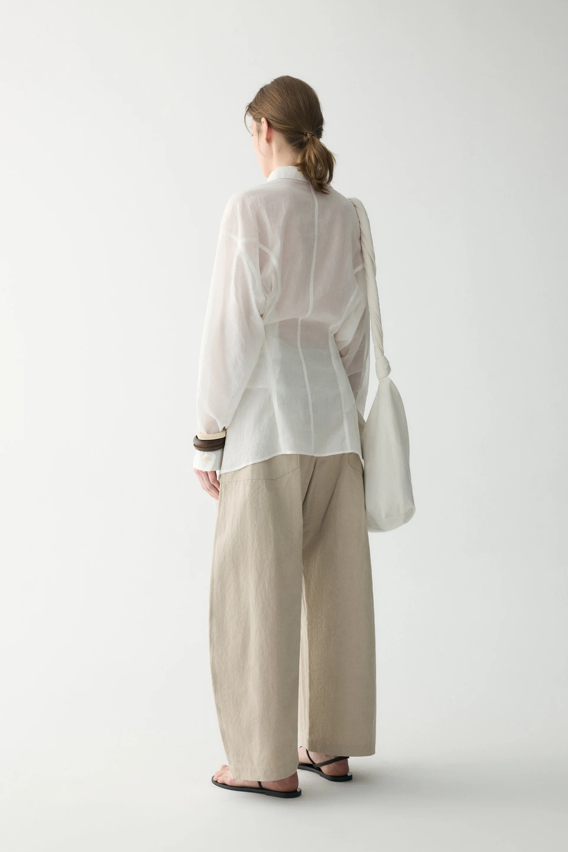 Cotton Knotted T-shirt - Image 5