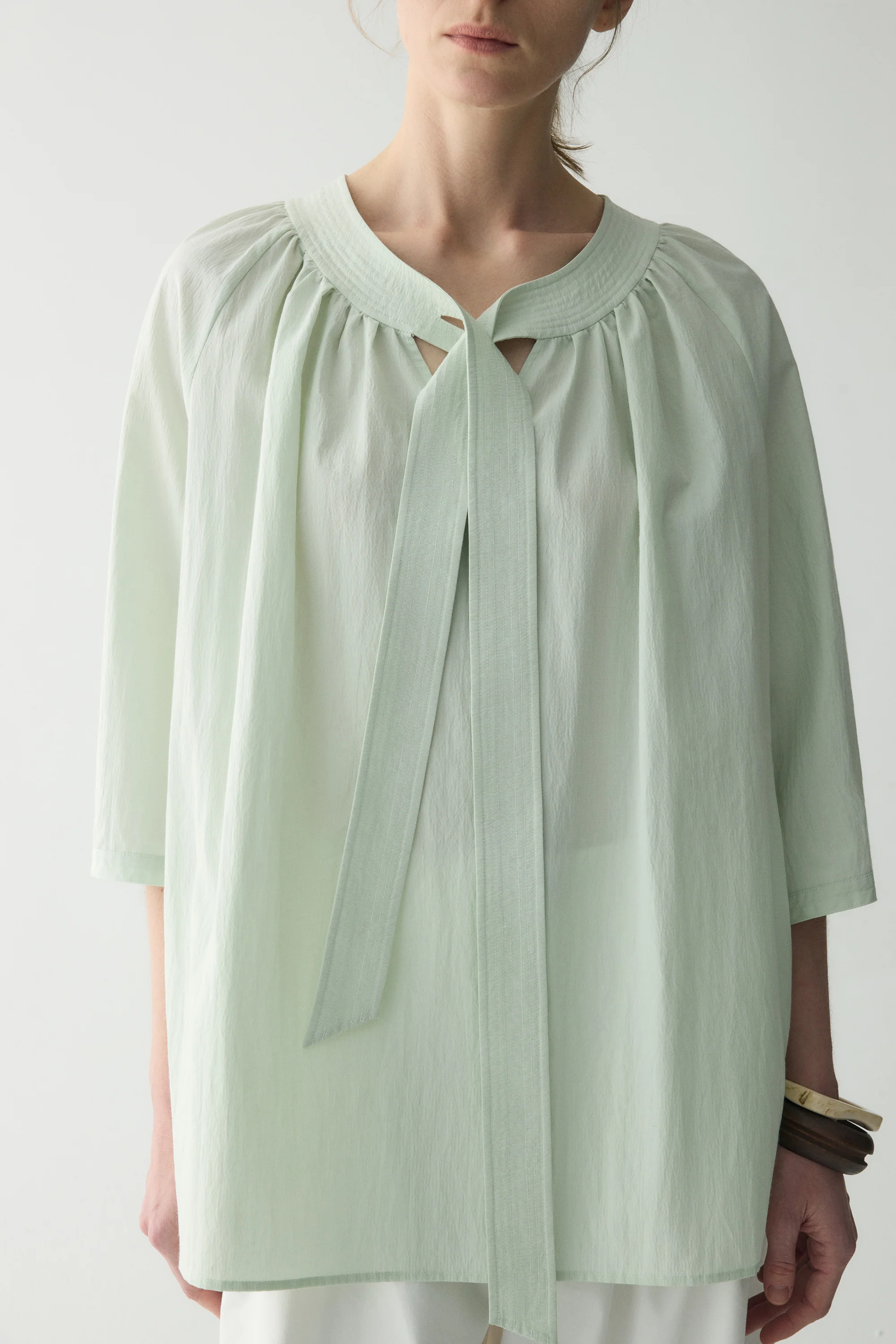 Neck-tie Blouse - Image 11