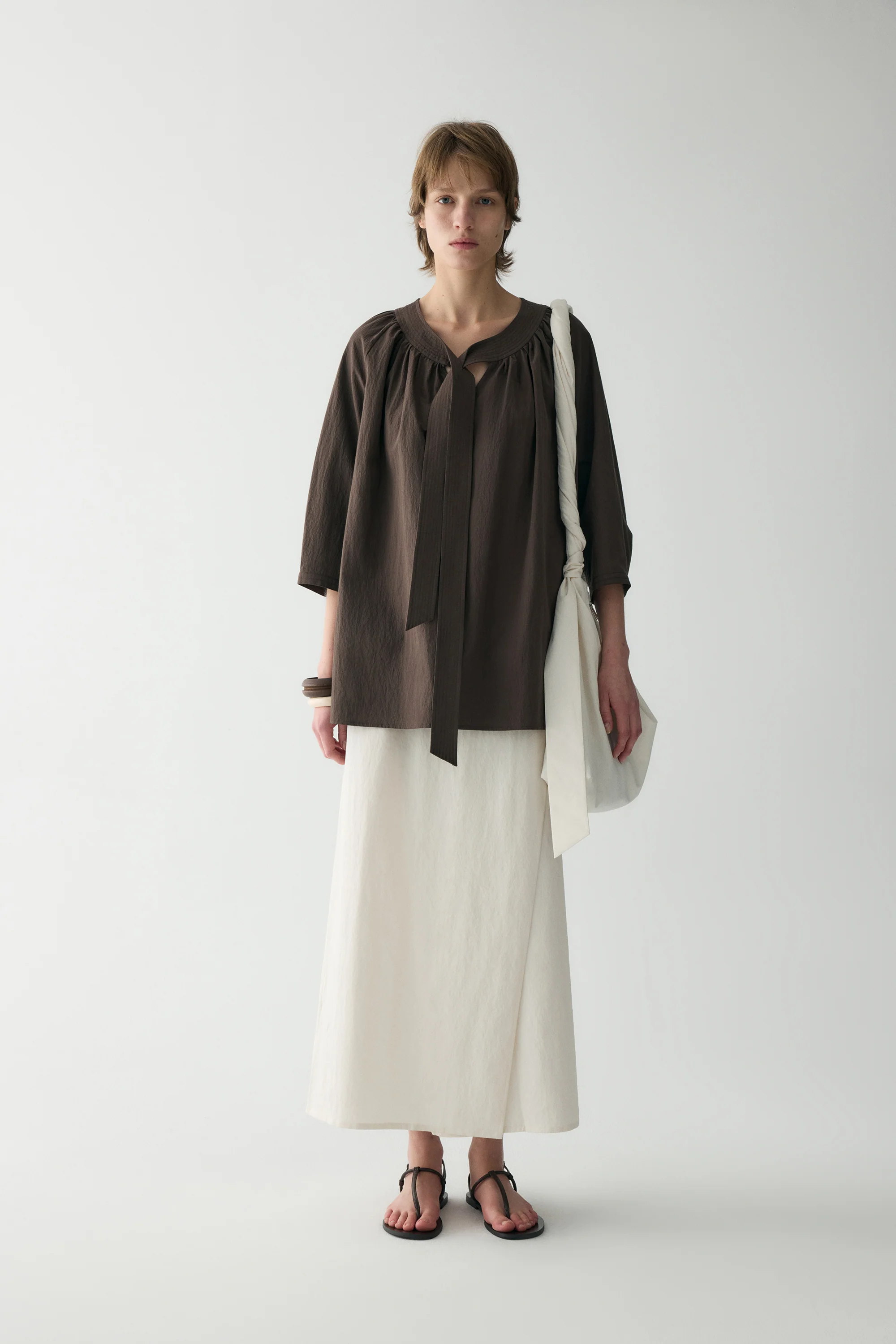 Neck-tie Blouse - Image 22