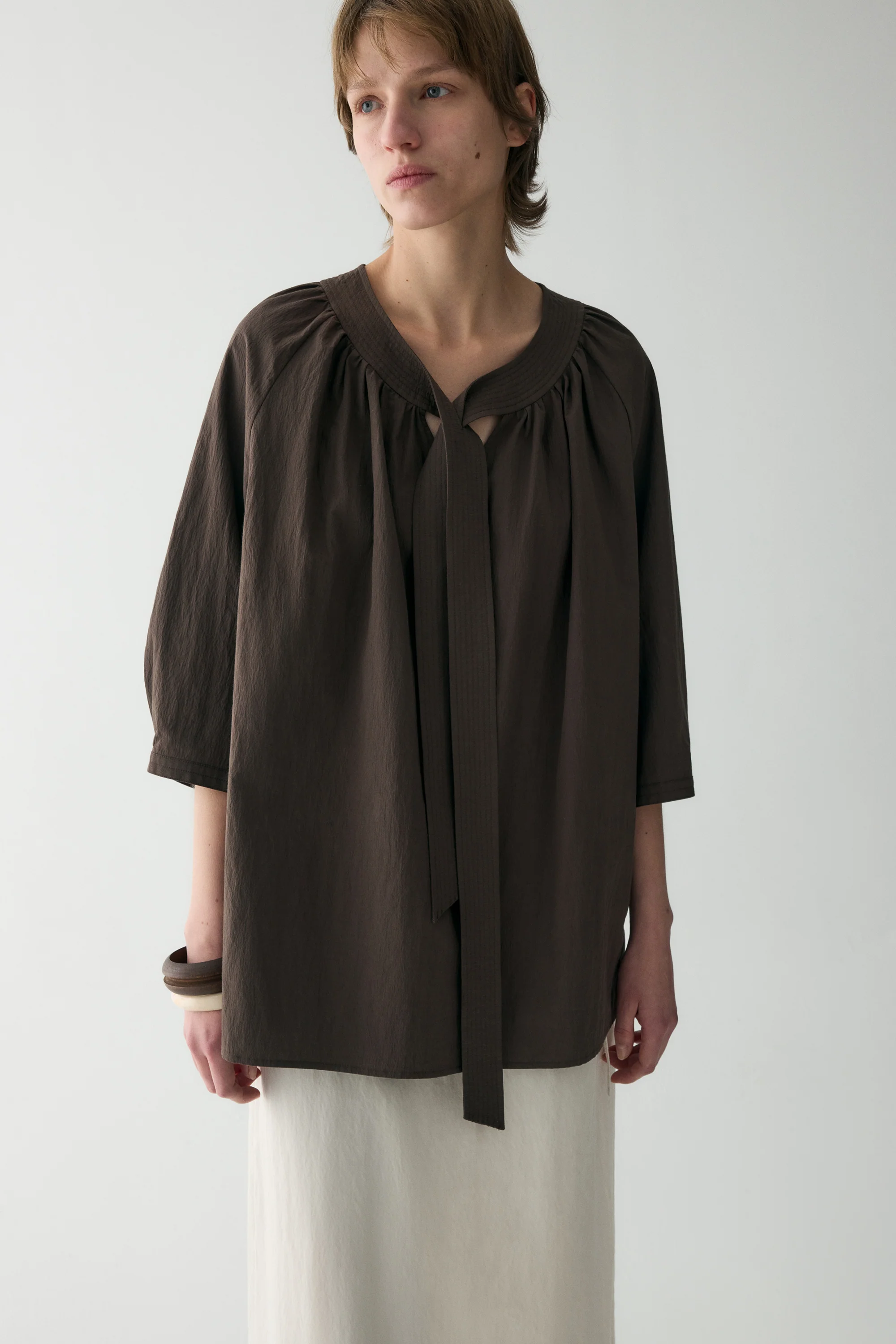 Neck-tie Blouse - Image 25