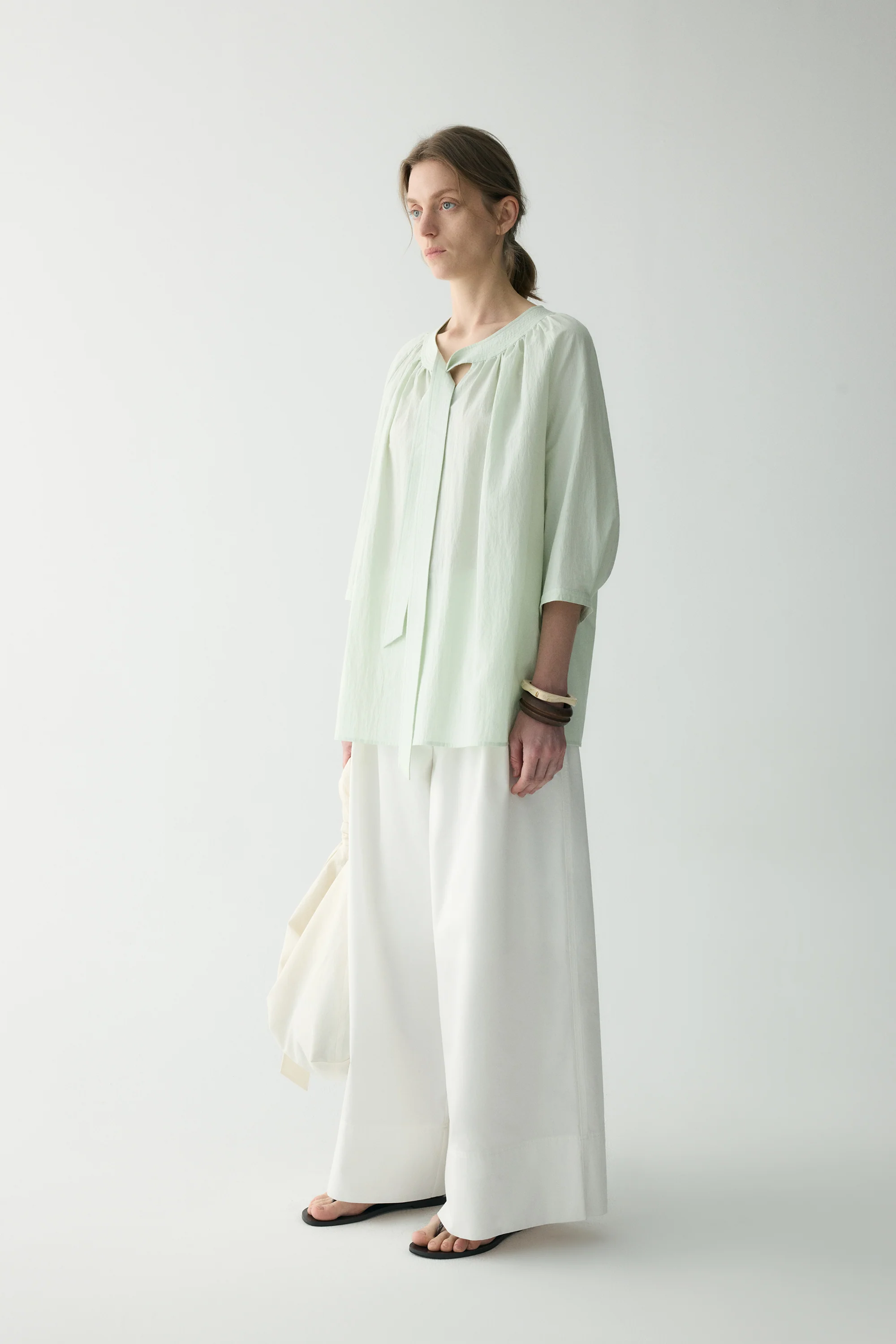 Neck-tie Blouse - Image 5