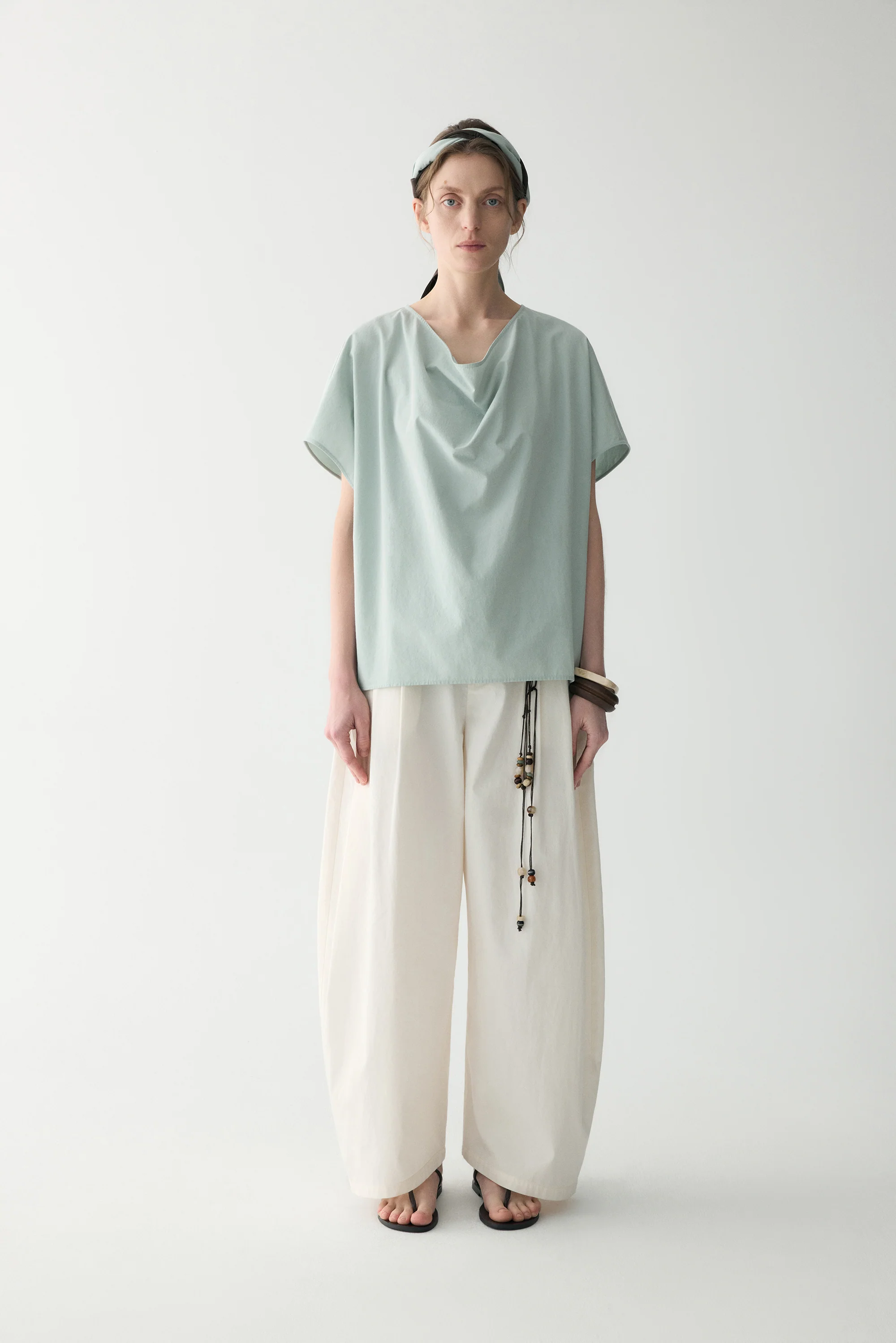 Tie-back Cotton Top - Image 17
