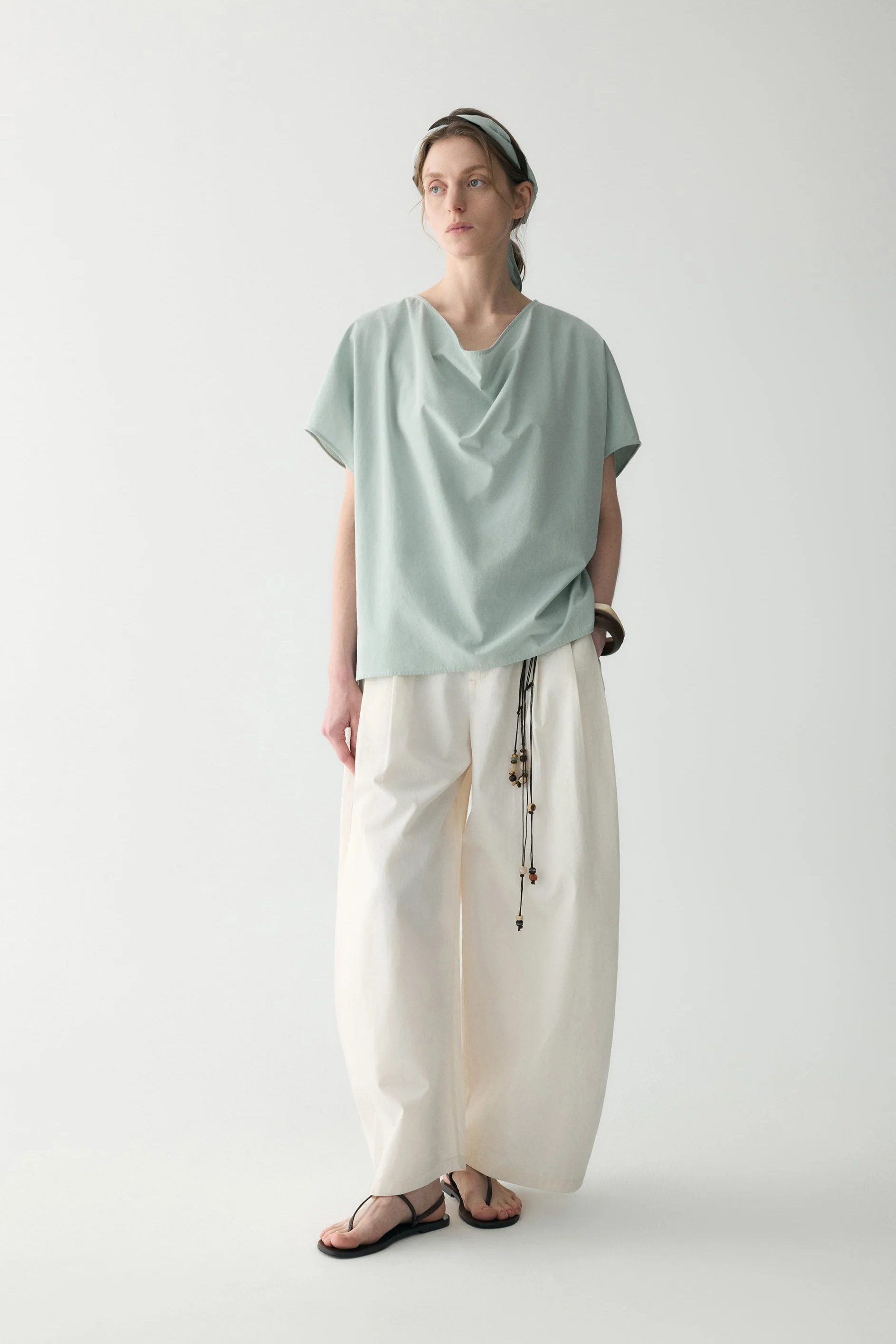 Tie-back Cotton Top - Image 18