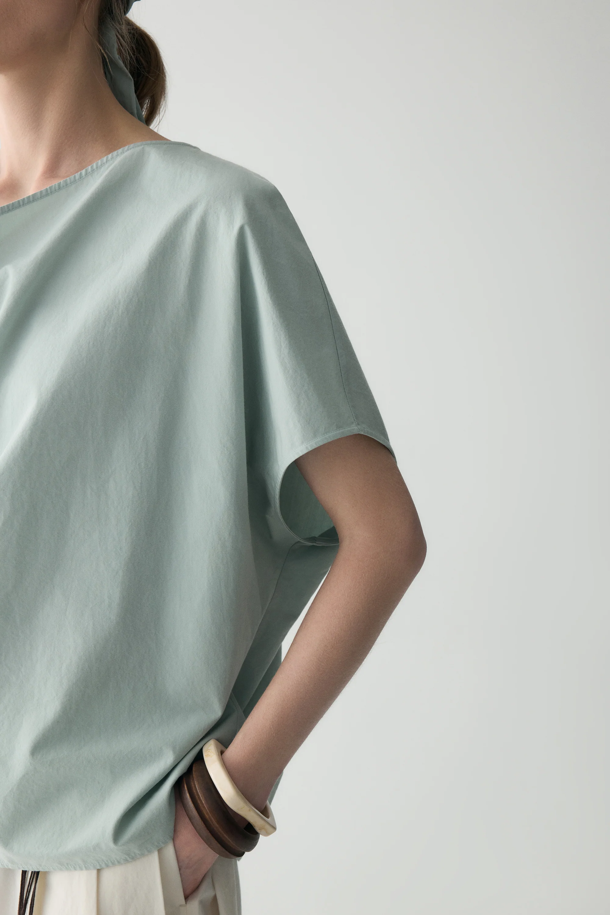 Tie-back Cotton Top - Image 26