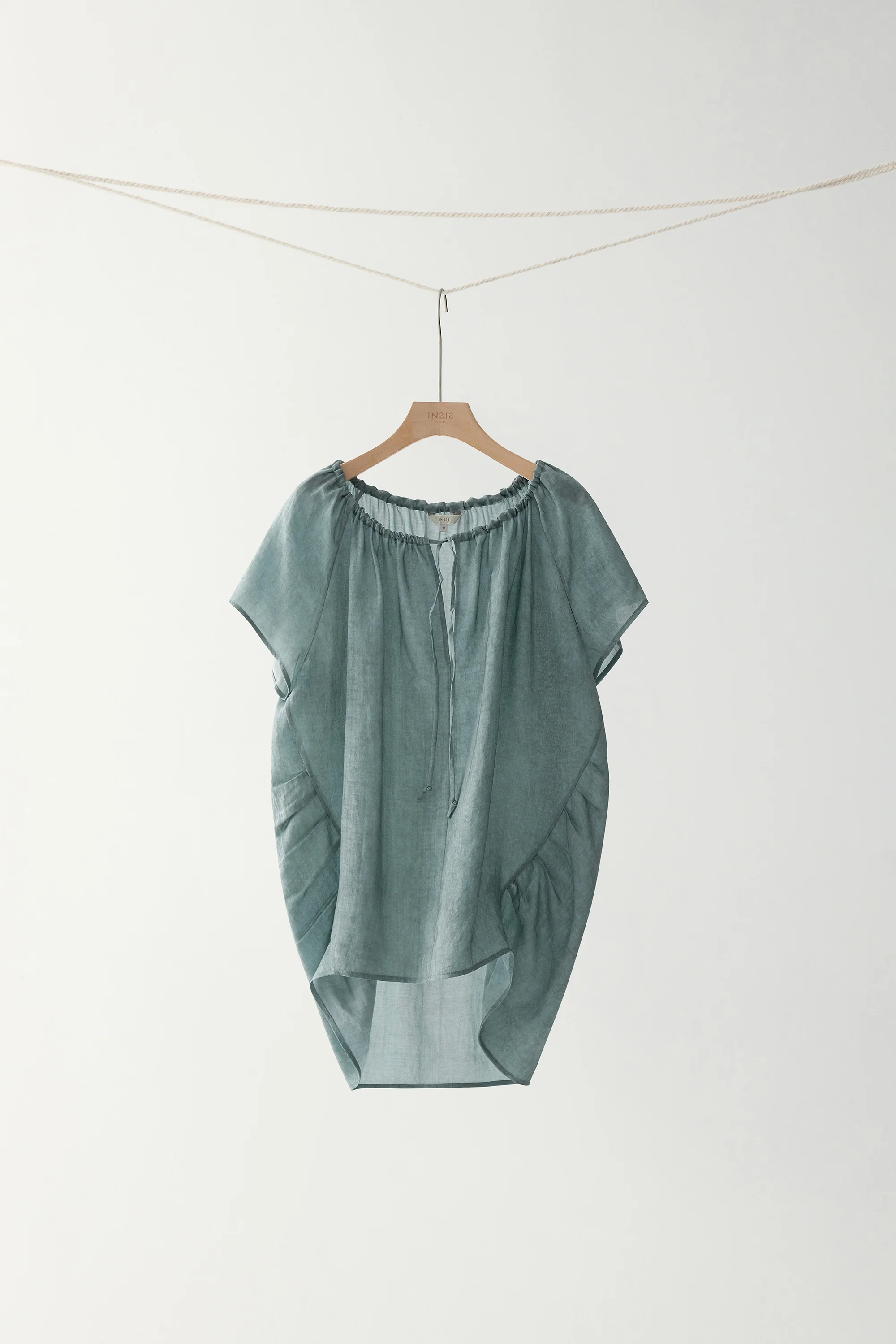 Drawstring Neckline Blouse - Image 2