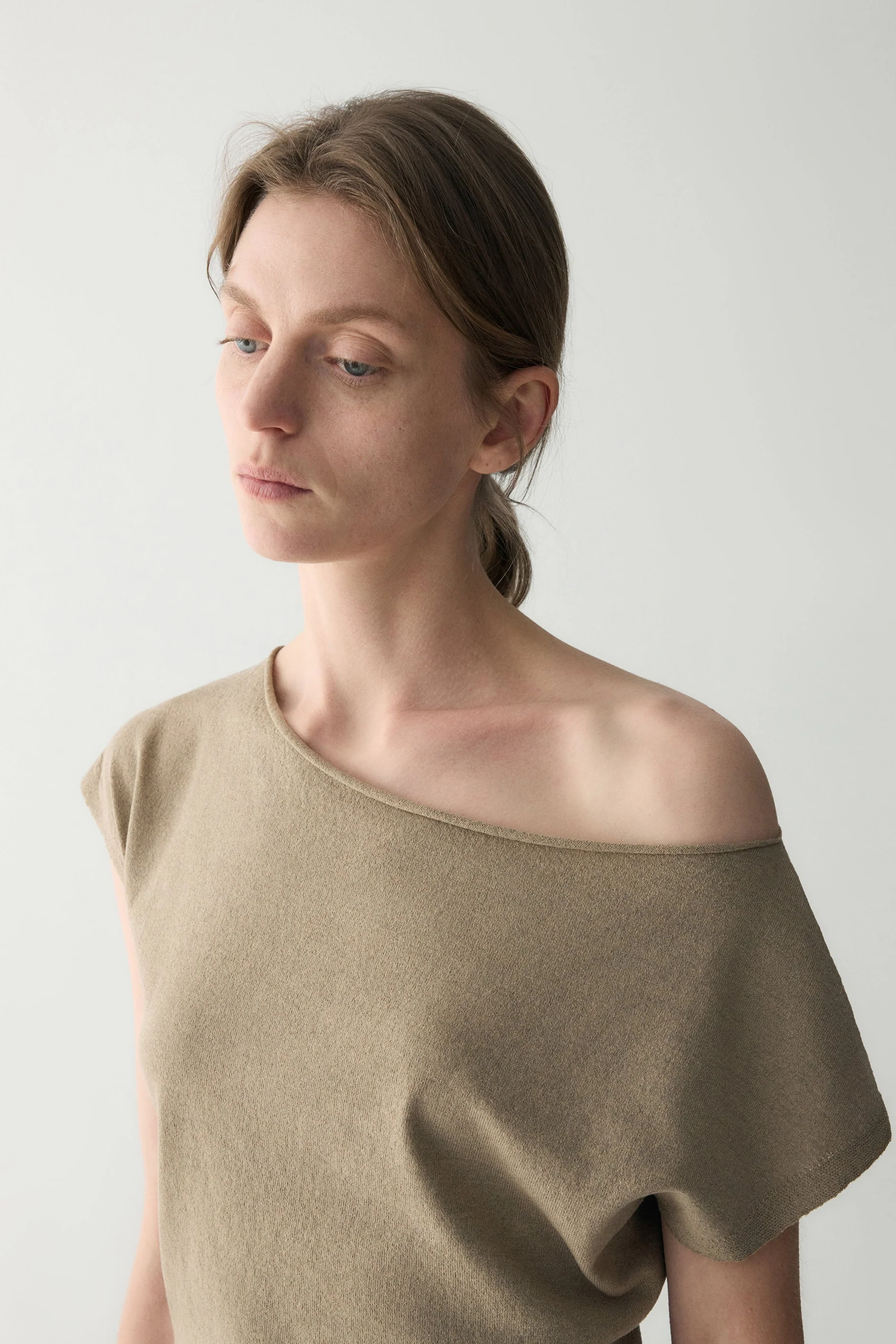 Linen Two-way Collar Pullover - Image 10
