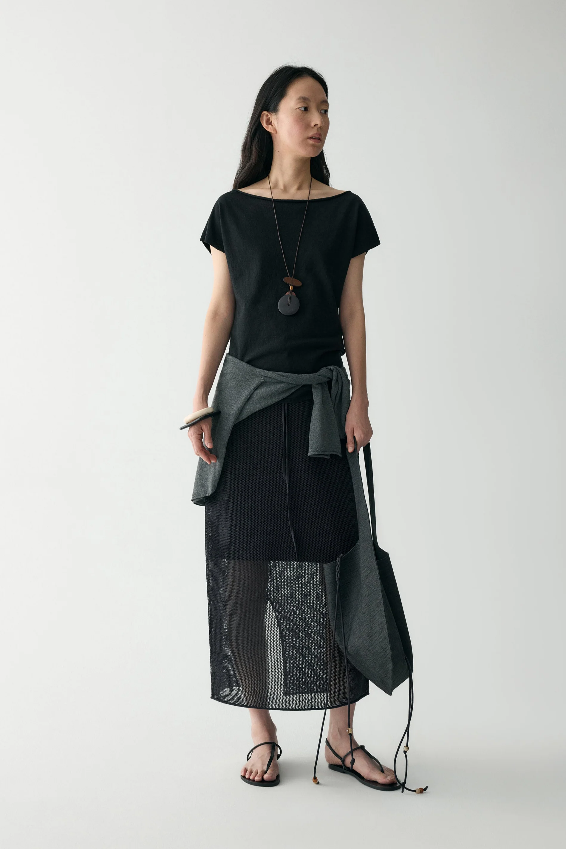Linen Two-way Collar Pullover - Image 21