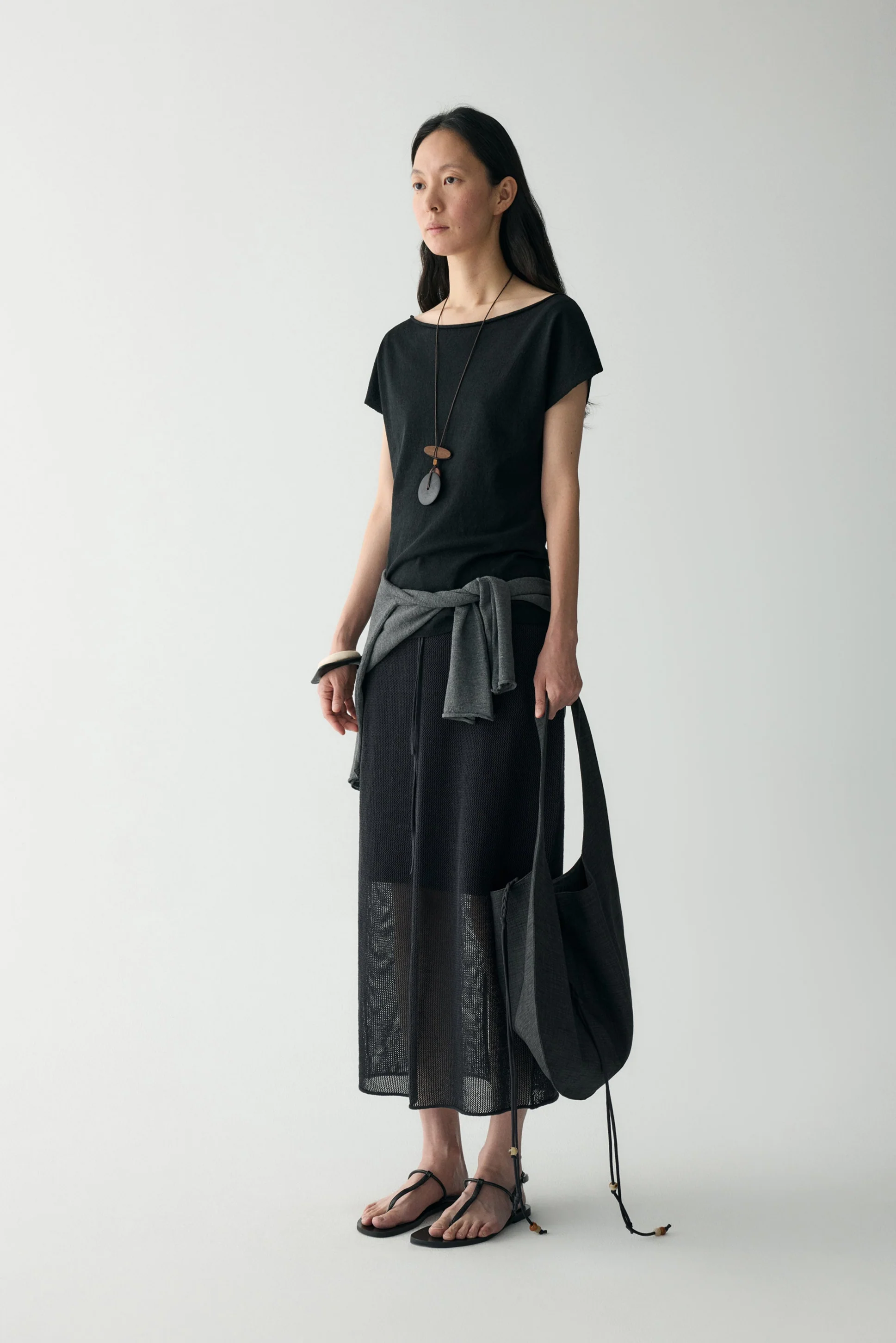 Linen Two-way Collar Pullover - Image 22