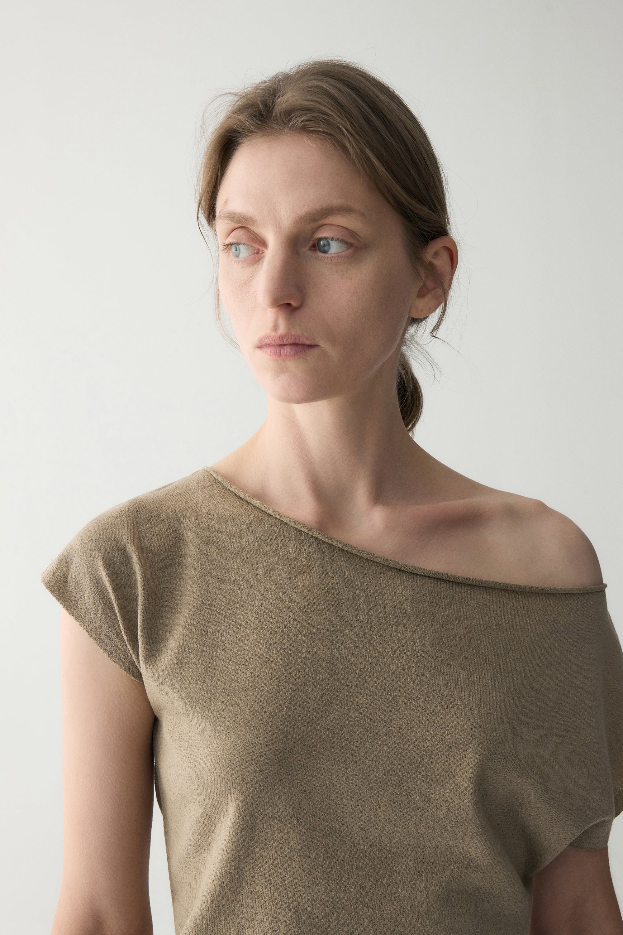 Linen Two-way Collar Pullover - Image 9