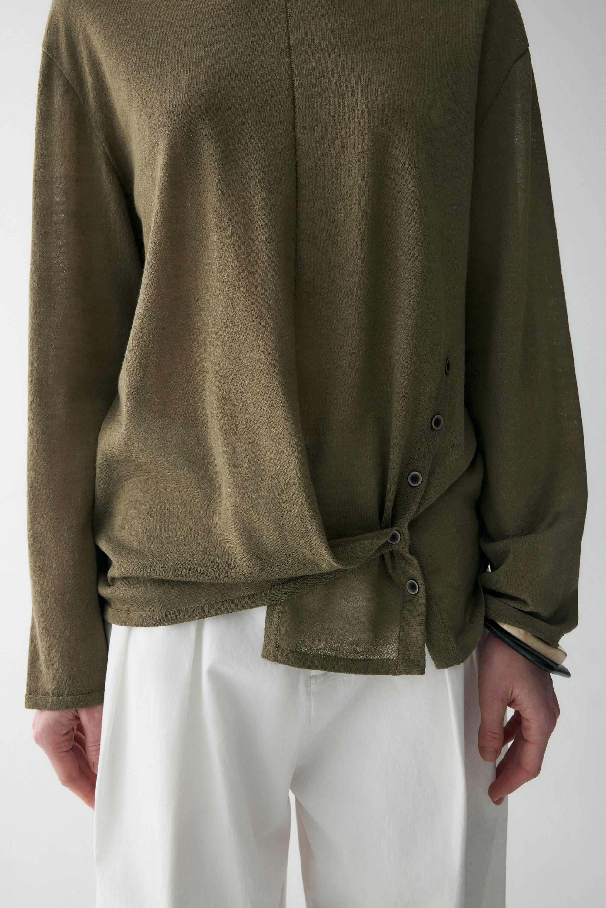 Structured Slit Blouse - Image 14
