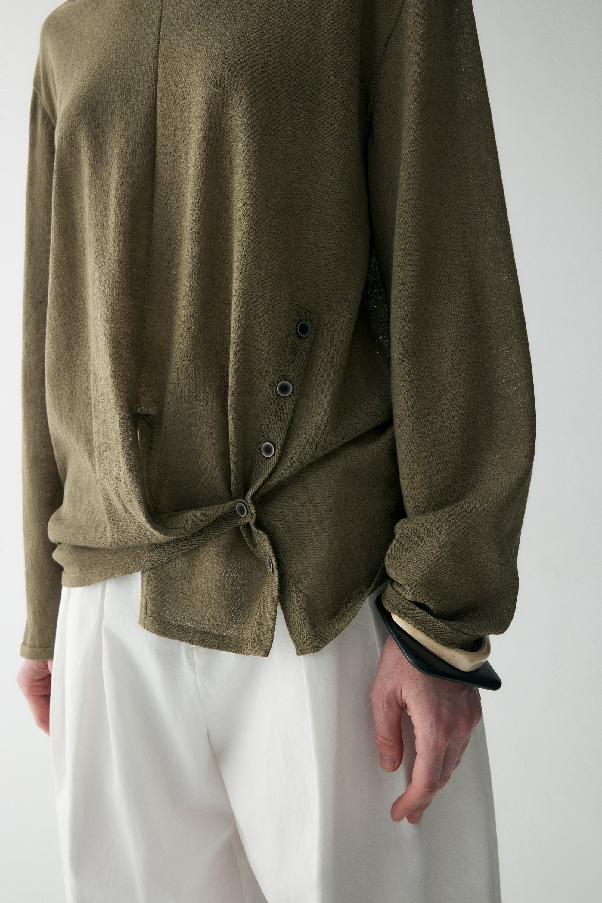 Structured Slit Blouse - Image 15