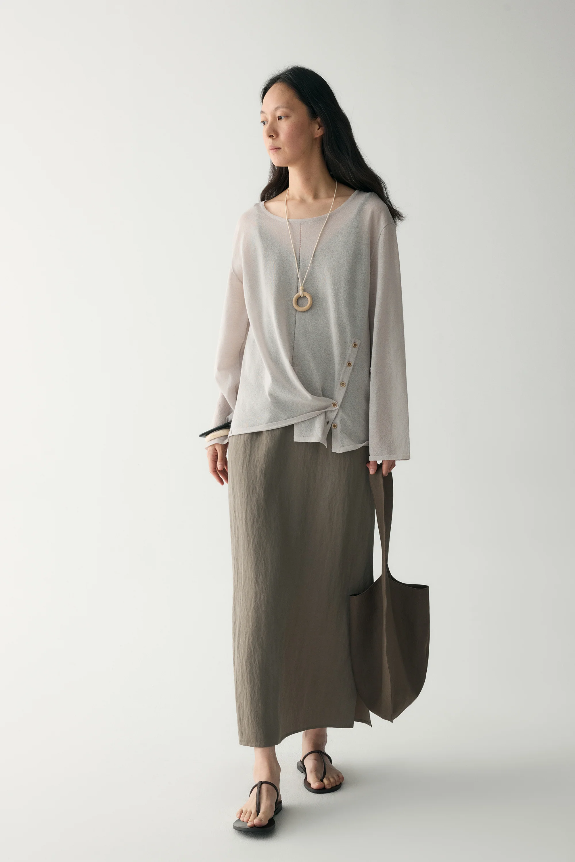 Structured Slit Blouse - Image 19