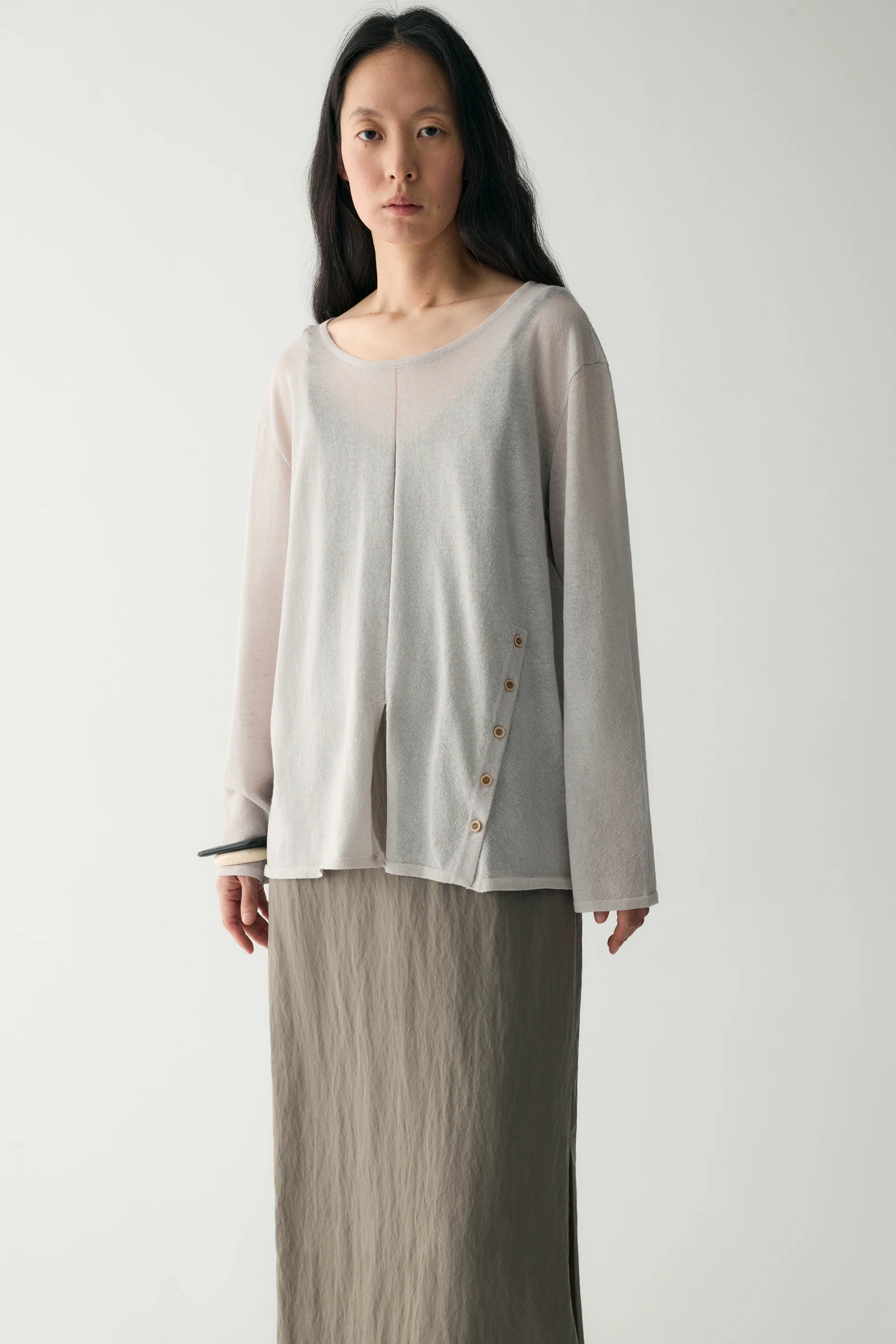 Structured Slit Blouse - Image 20