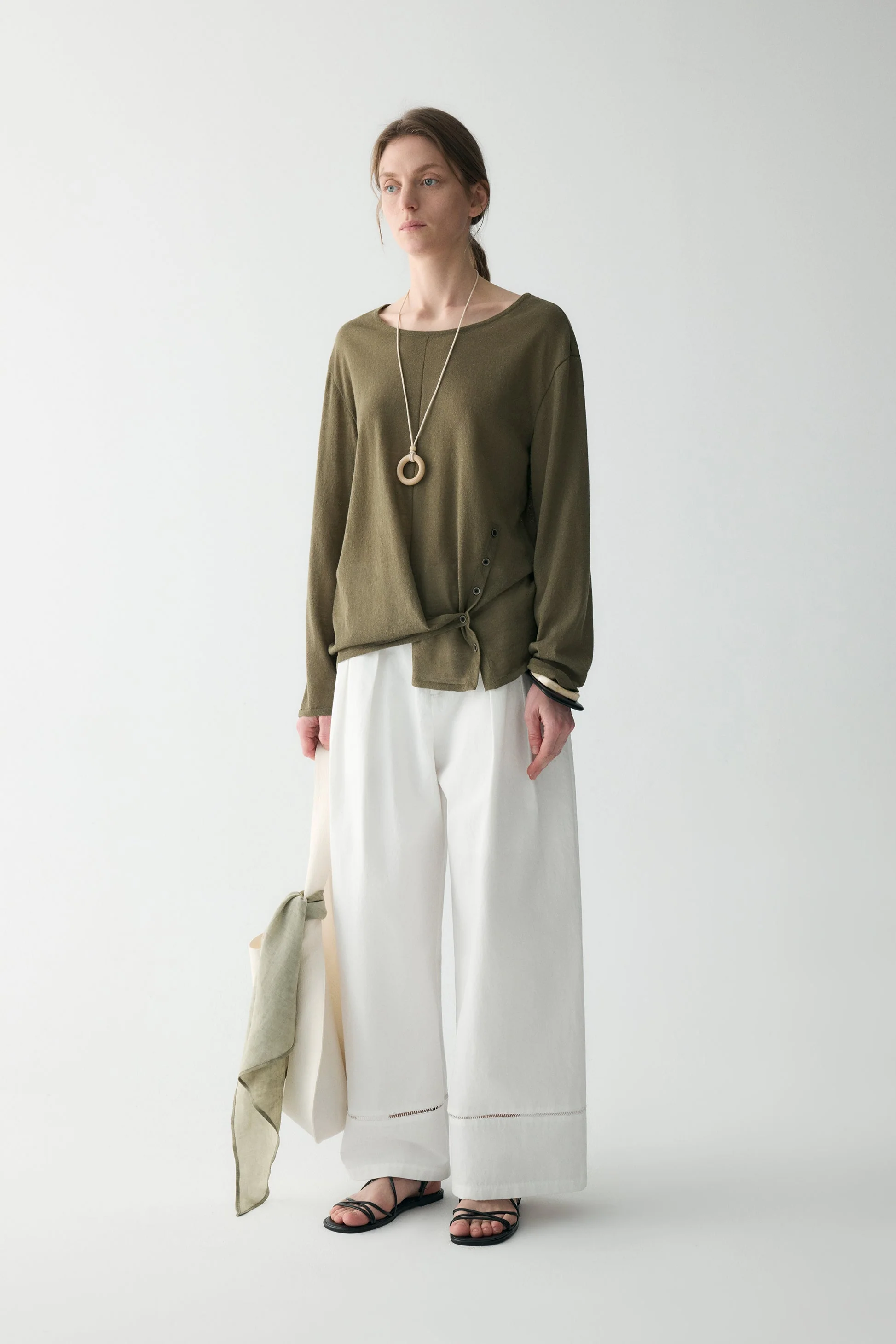 Structured Slit Blouse - Image 4