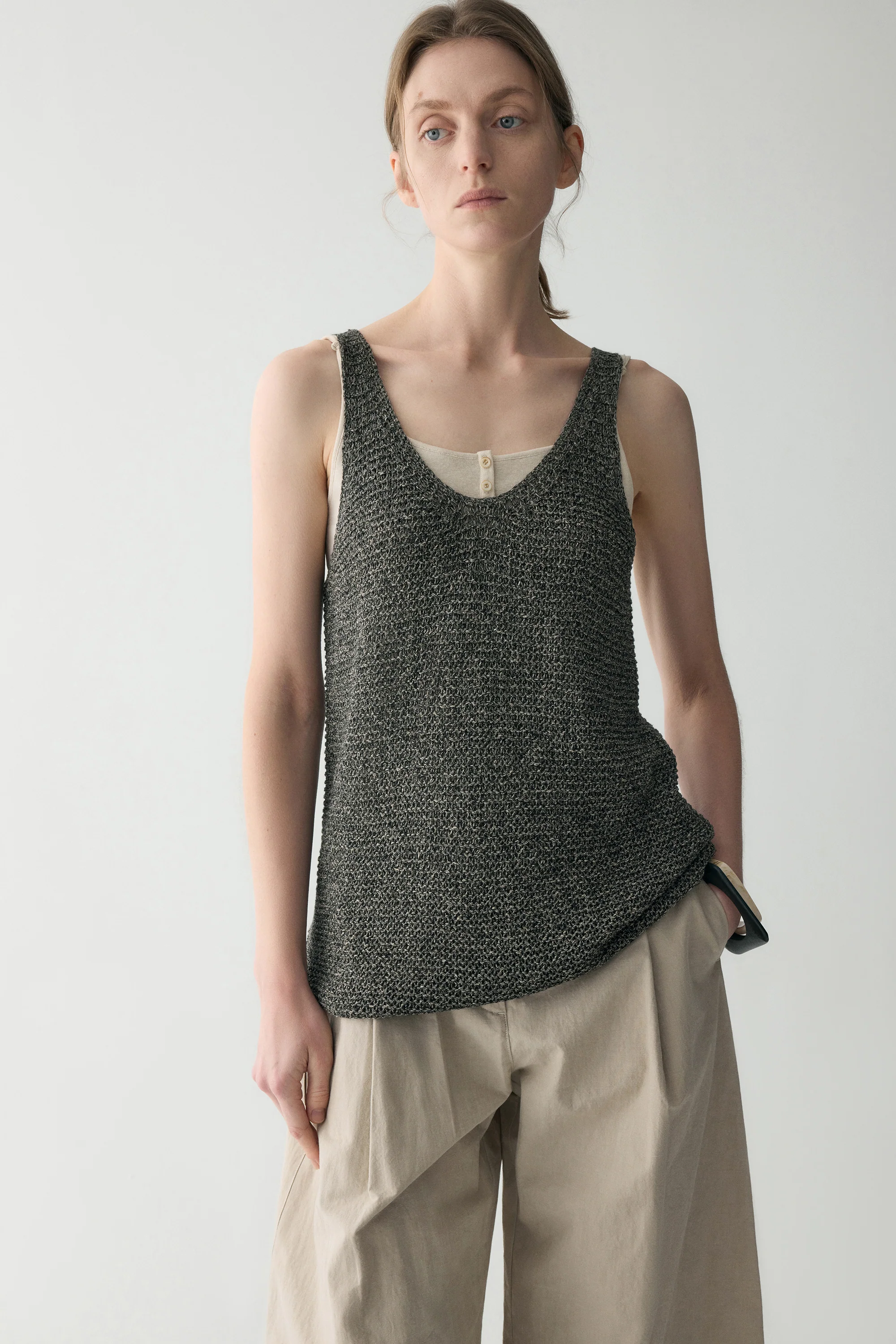 Cotton-linen Knitted Top - Image 8