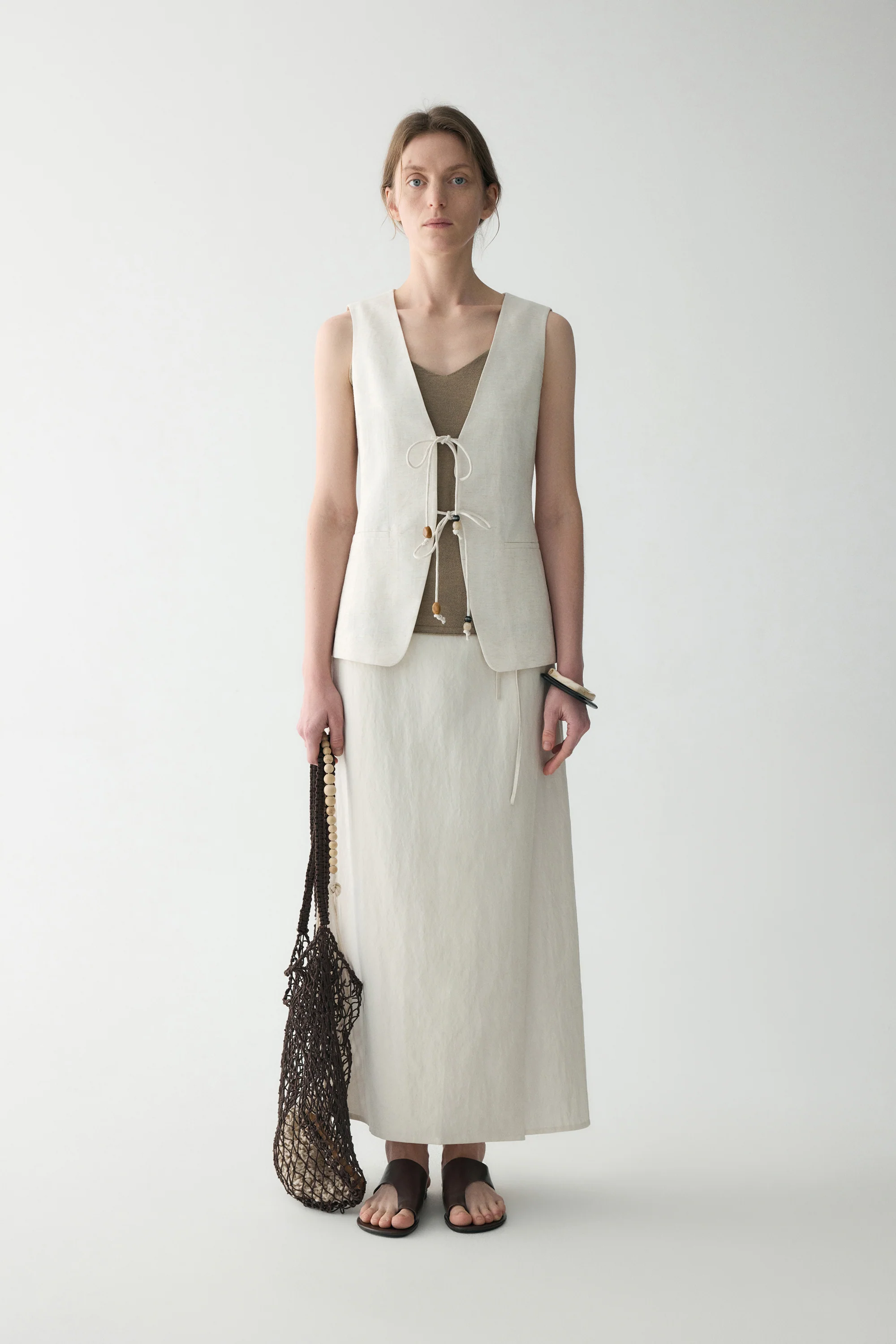 Tie-front Vest - Image 3