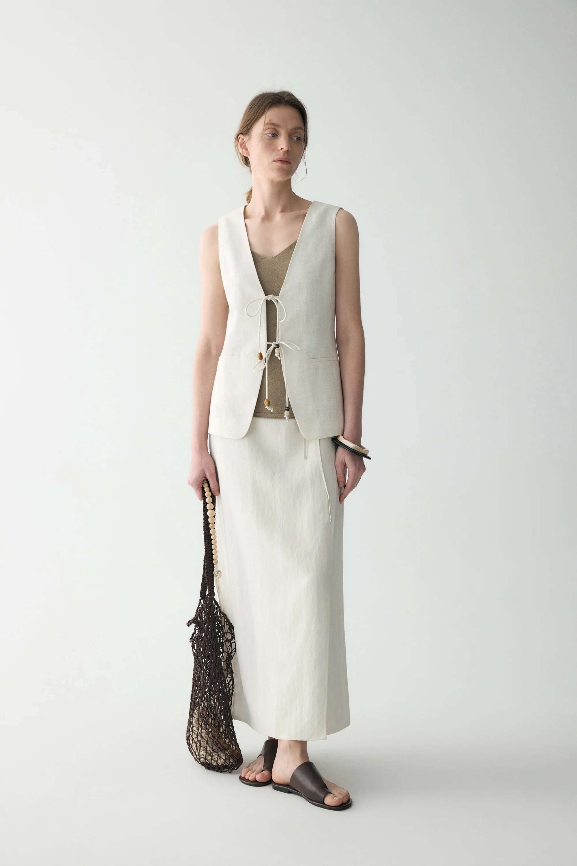 Tie-front Vest - Image 5