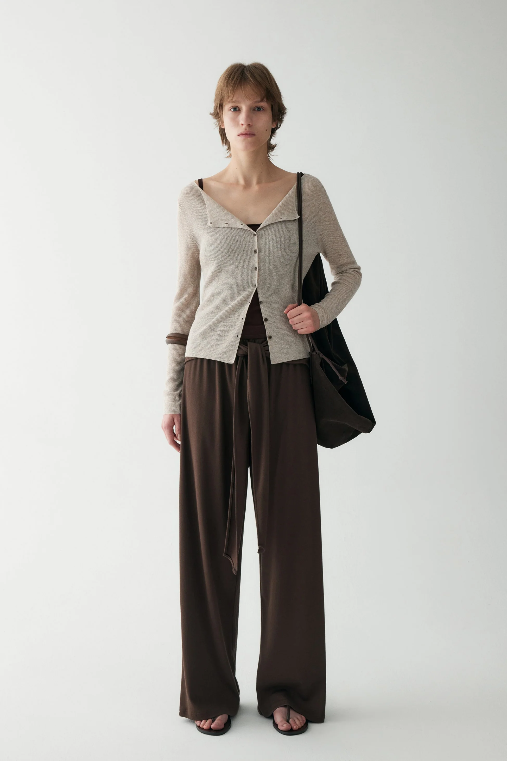 Cotton-linen Knitted Cardigan - Image 12