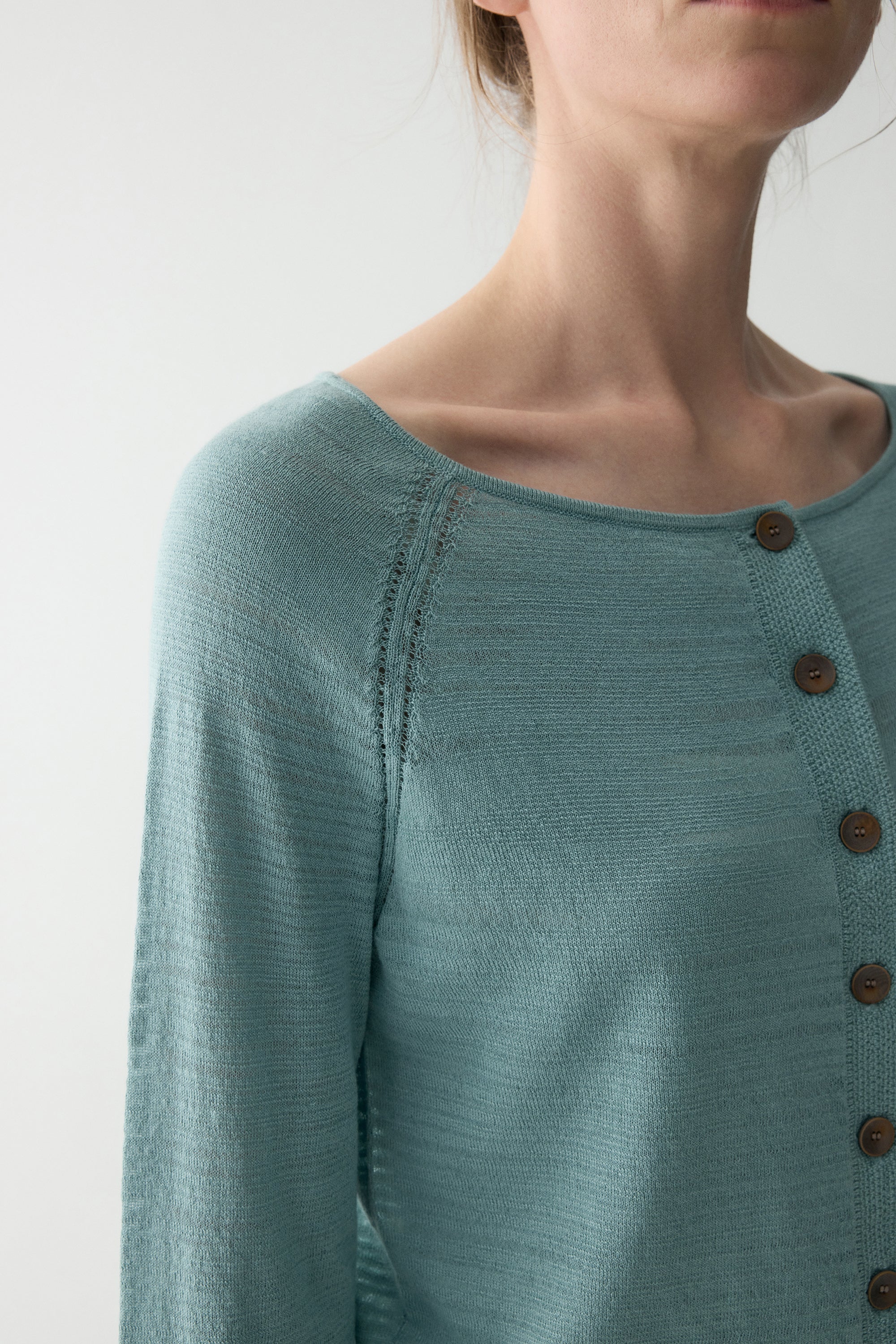Round Neck Cardigan - Image 12