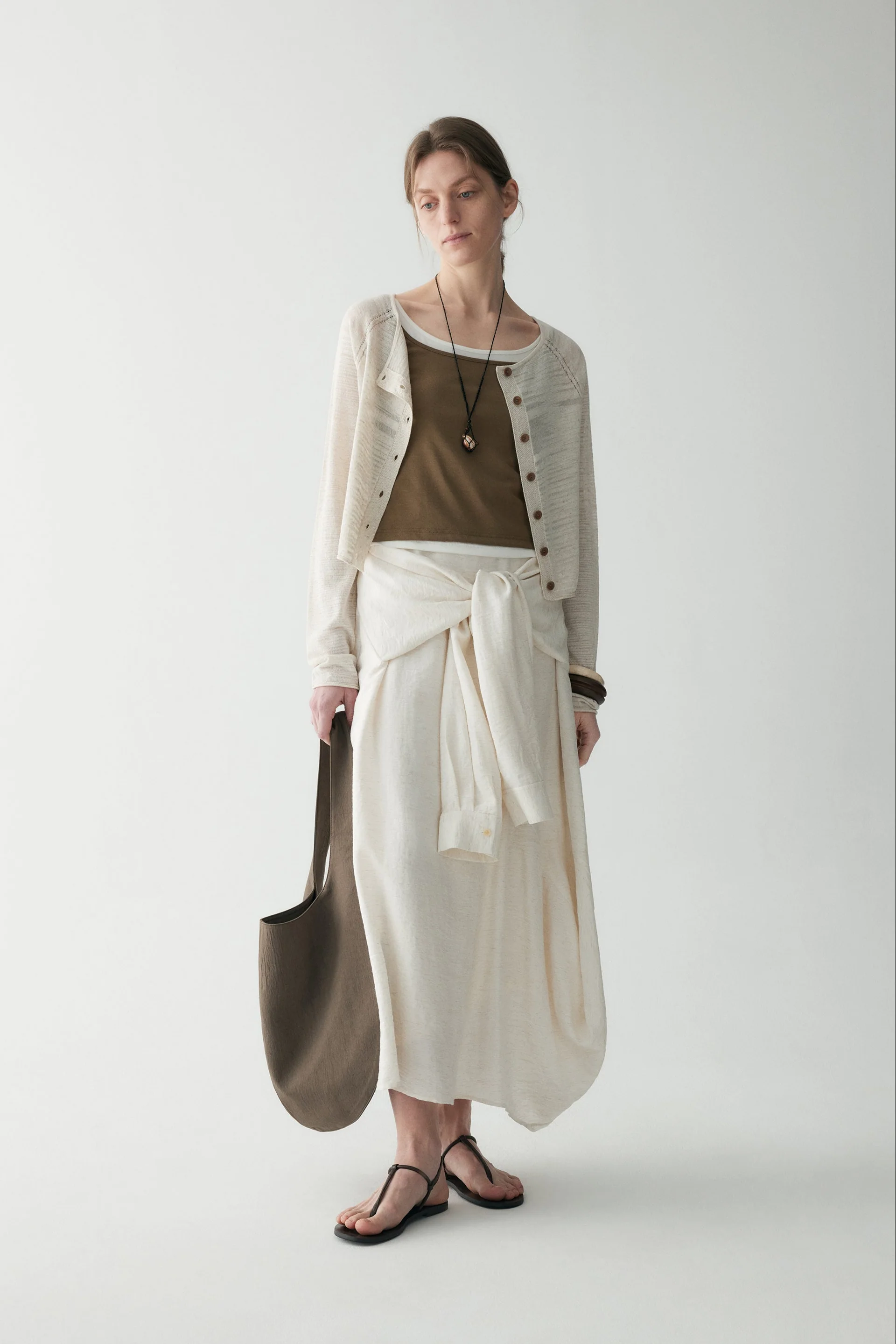 Round Neck Cardigan - Image 17