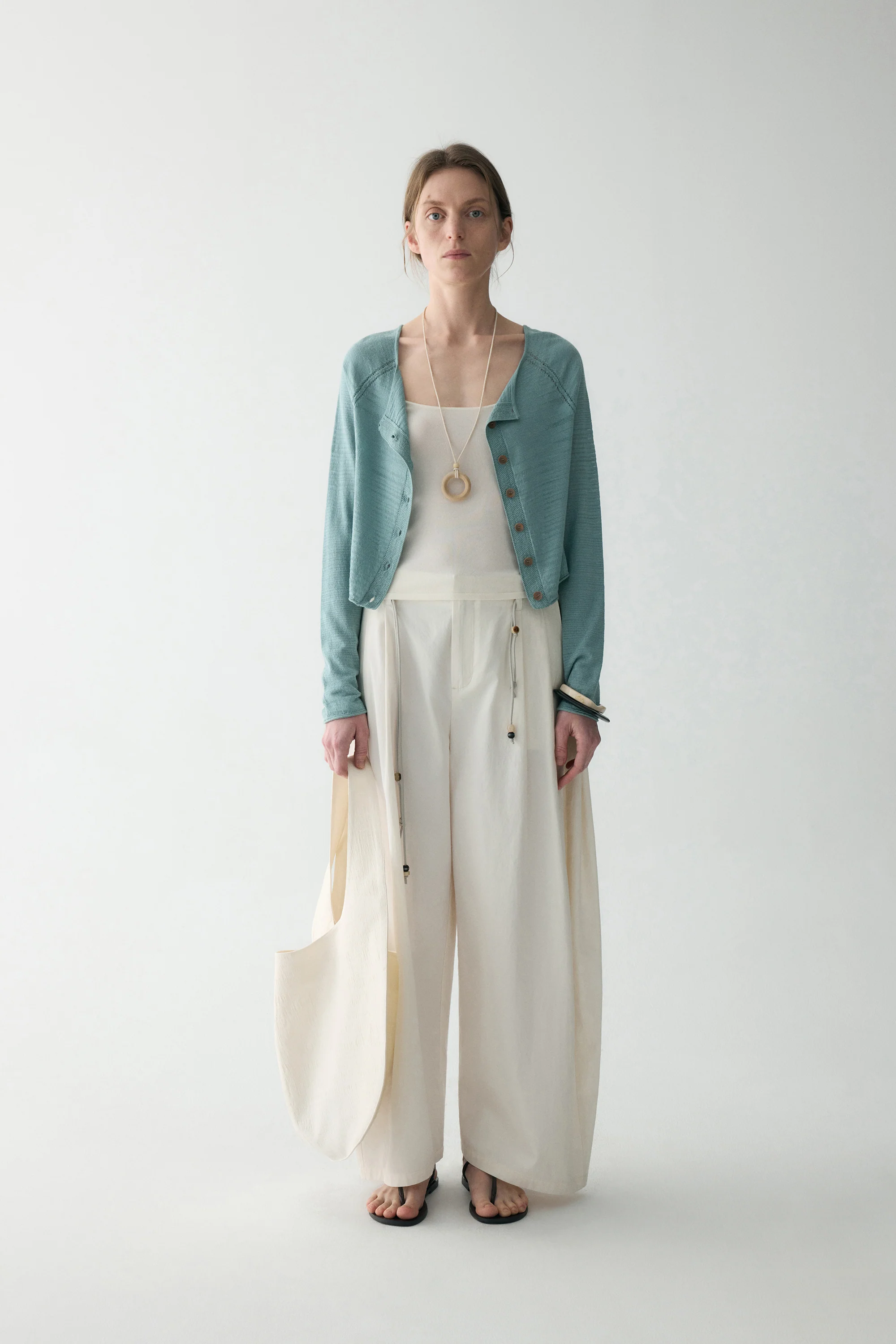 Round Neck Cardigan - Image 5