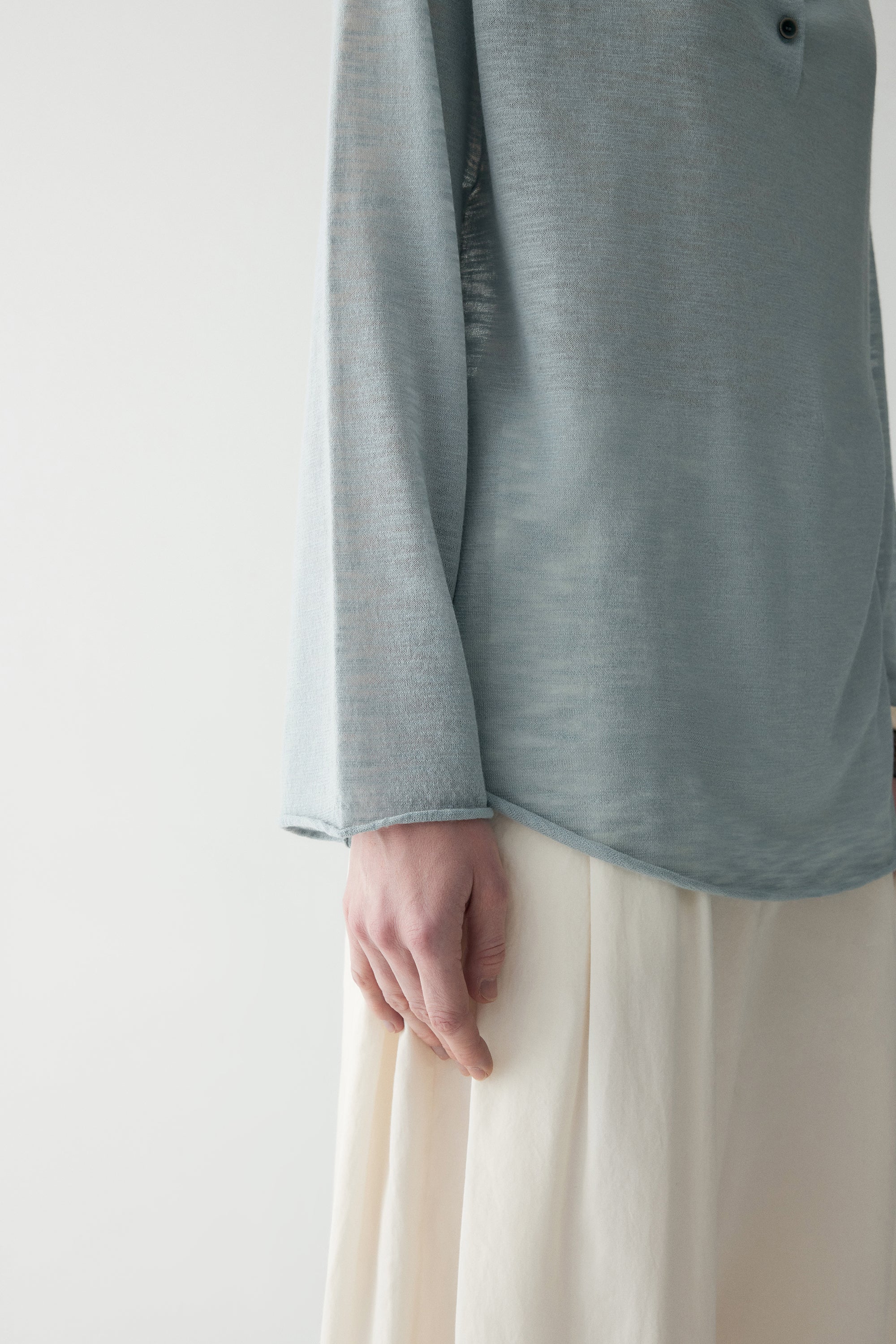 Button-up Pleated Blouse - Image 11