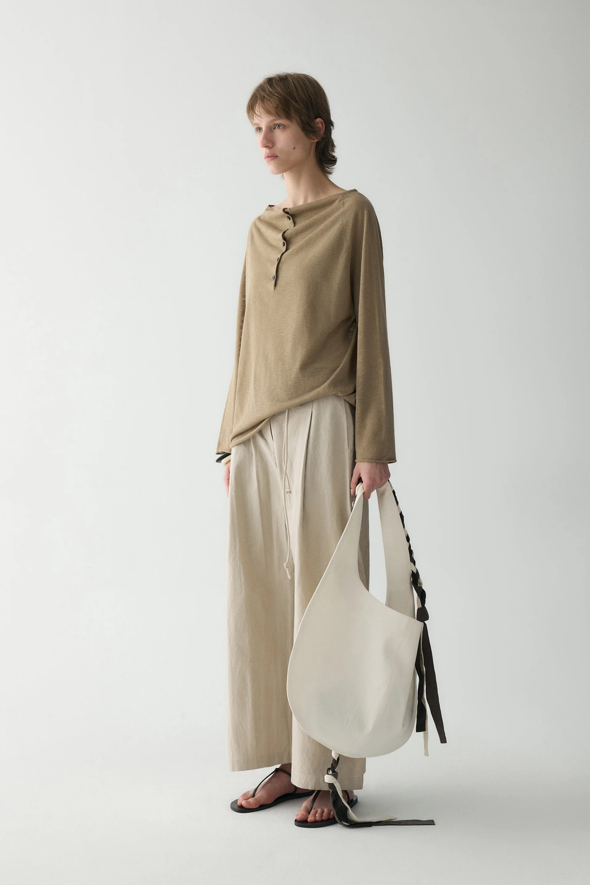 Button-up Pleated Blouse - Image 14