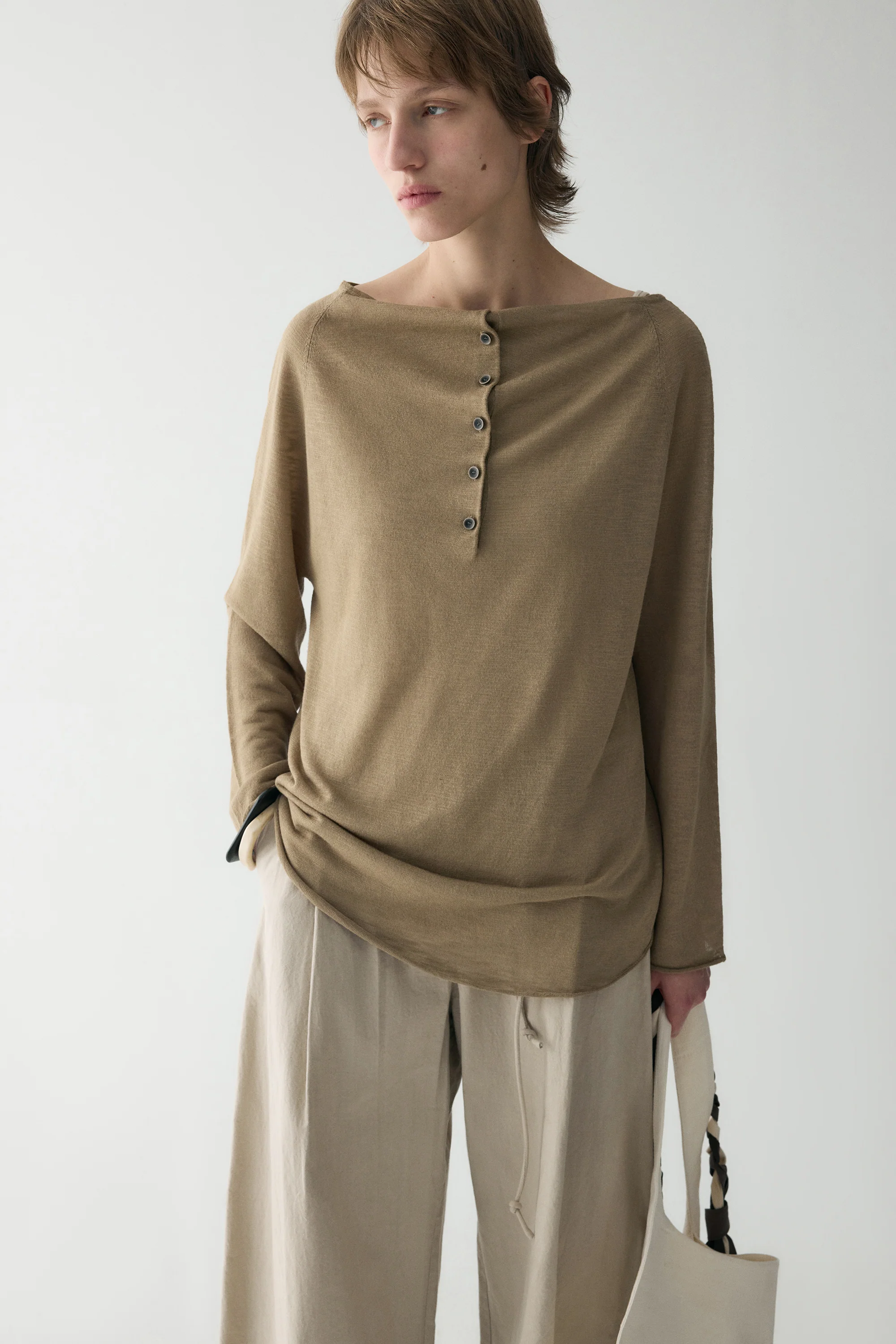 Button-up Pleated Blouse - Image 16