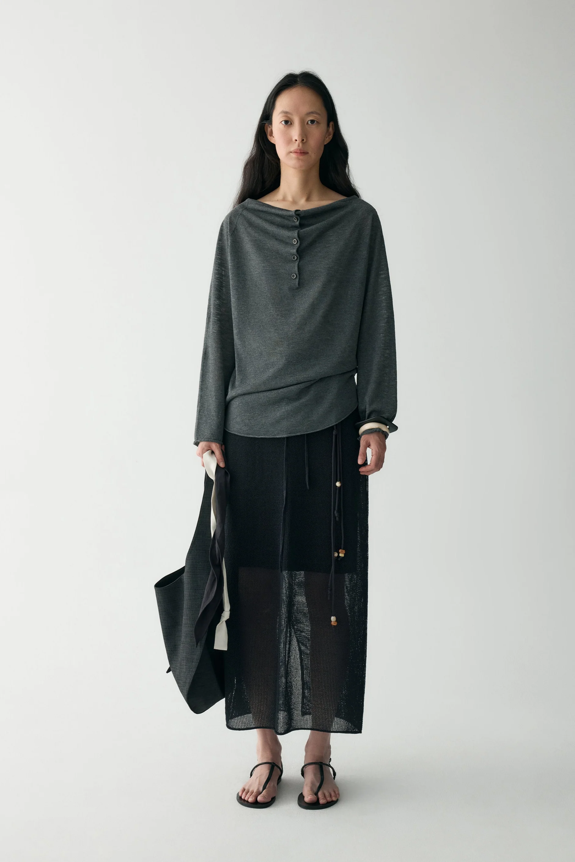 Button-up Pleated Blouse - Image 19