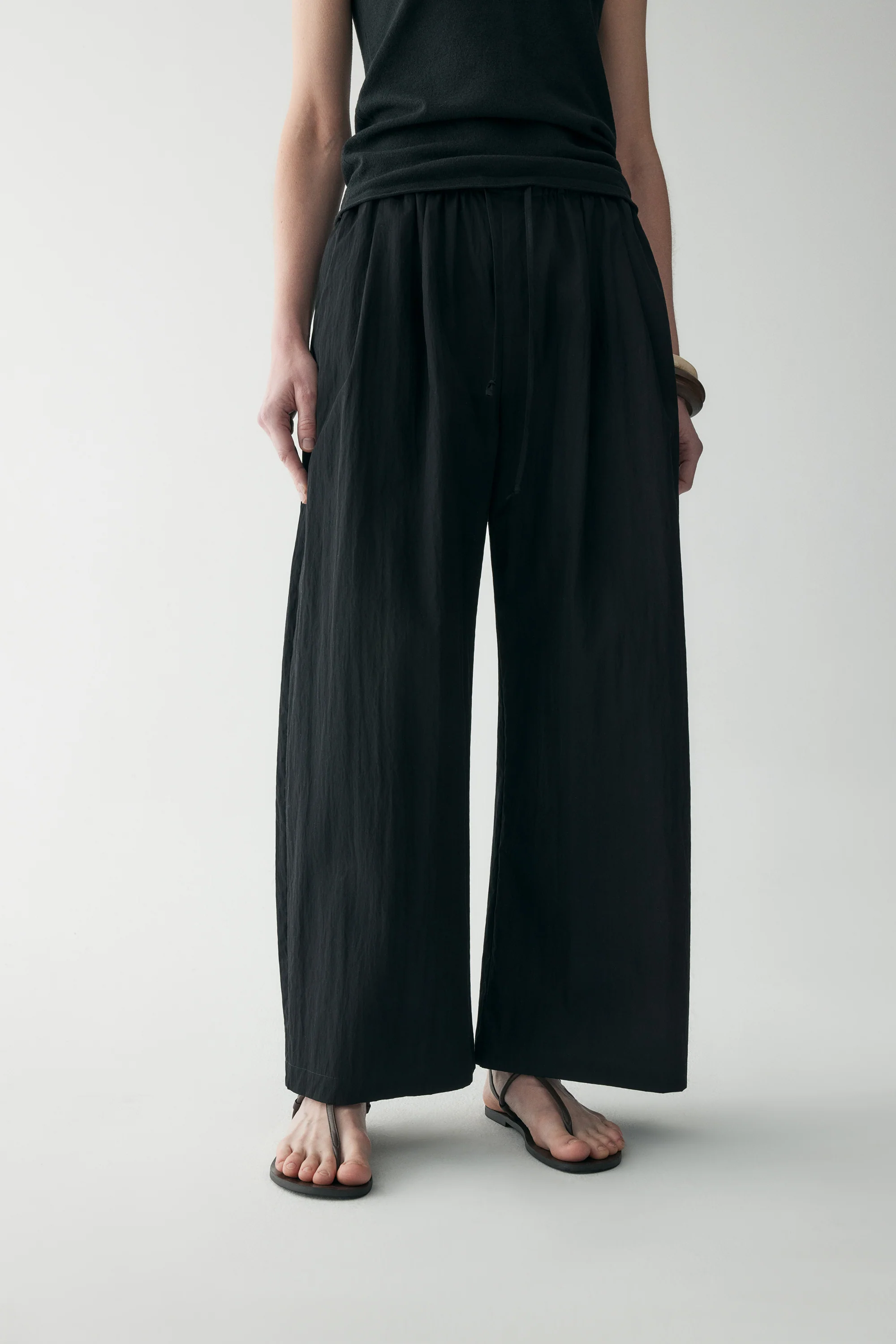 Elasticated Straight-leg Pants - Image 15